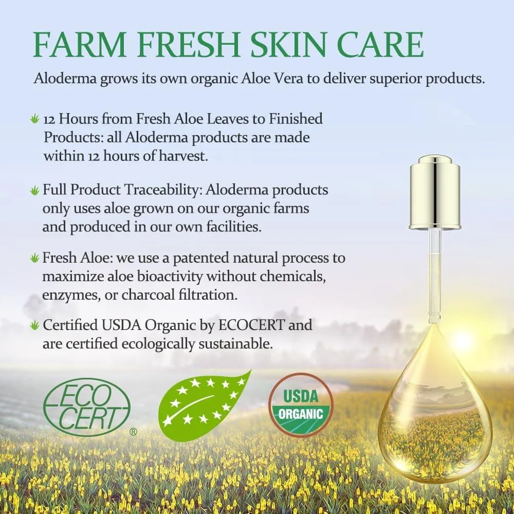 Organic Aloe Vera Gel for Face & Body