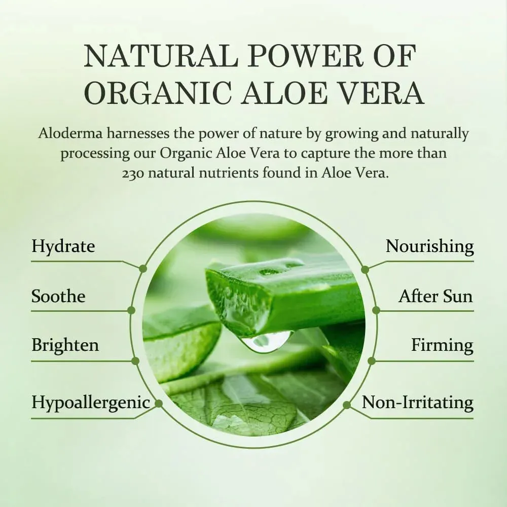 Organic Aloe Vera Gel for Face & Body