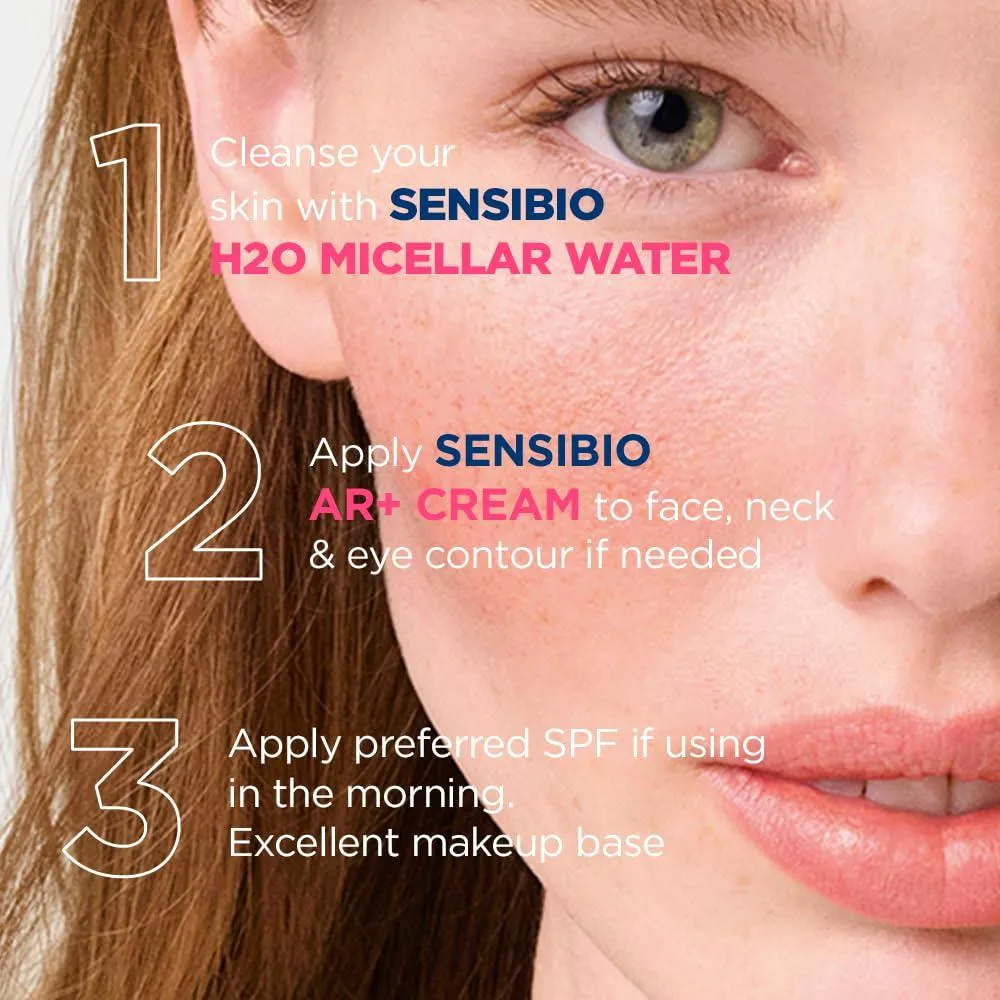 AR+ Cream, Facial Redness Relief Lotion for Sensitive Skin