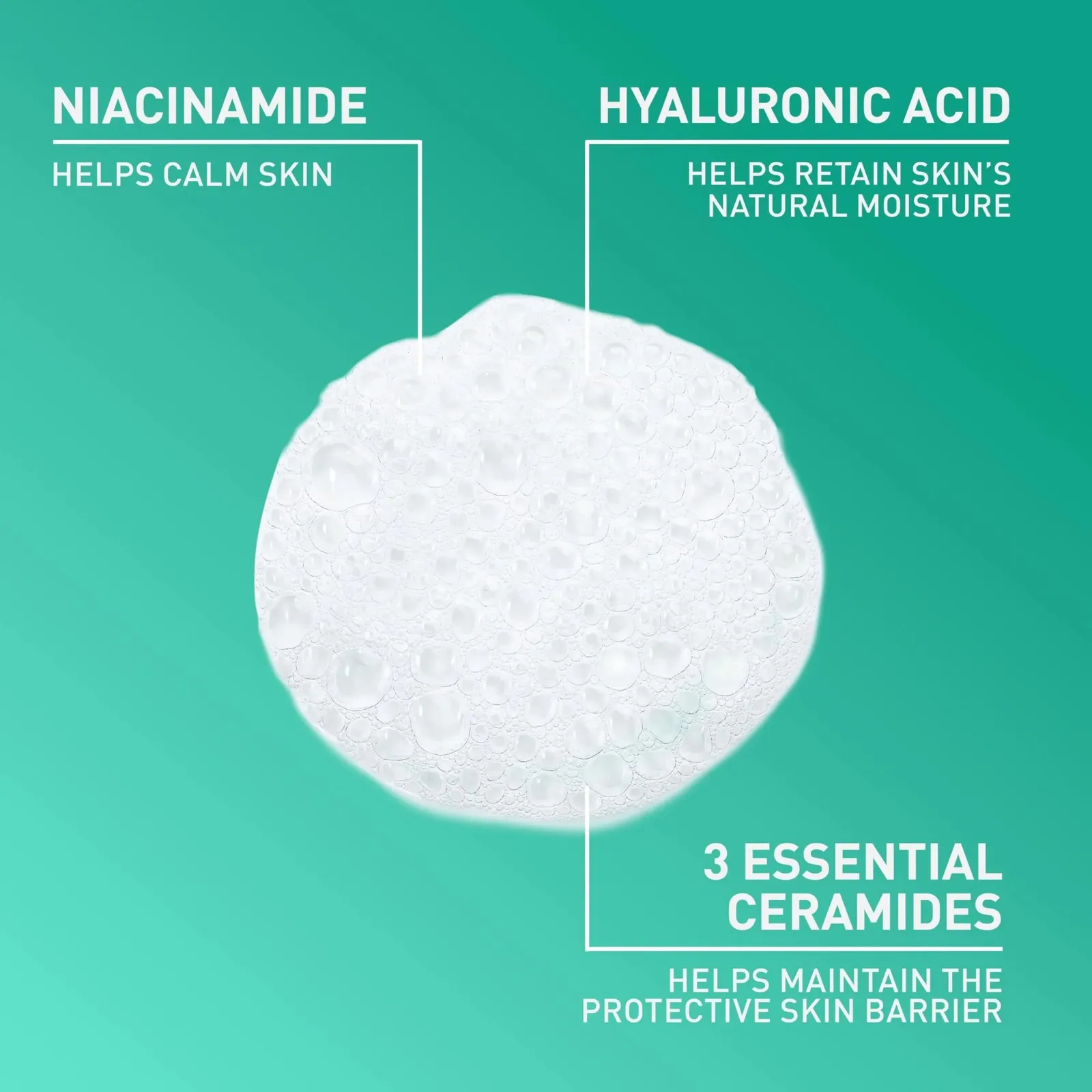 Foaming Facial Cleanser, Daily Face Wash for Oily Skin