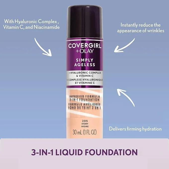 Simply Ageless 3-in-1 Liquid Foundation Matte Finish