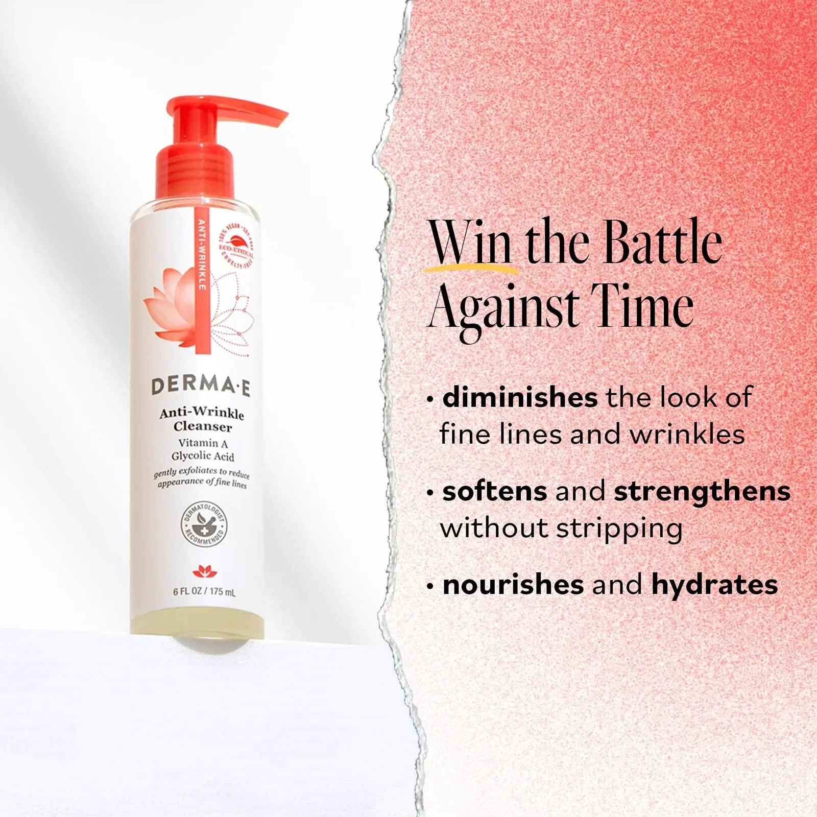 Anti-Wrinkle Cleanser – Anti-Aging Face Wash with Glycolic Acid and Vitamin A