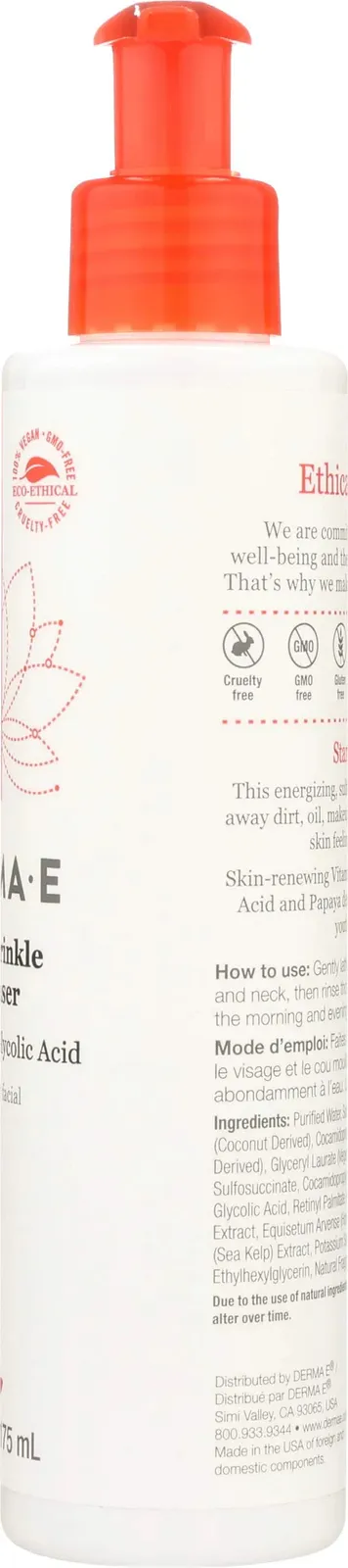 Anti-Wrinkle Cleanser – Anti-Aging Face Wash with Glycolic Acid and Vitamin A