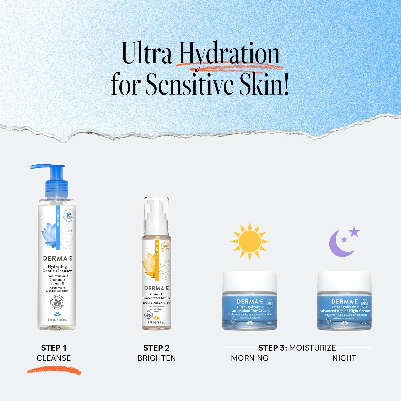 Hydrating Gentle Cleanser with Hyaluronic Acid 6 fl oz