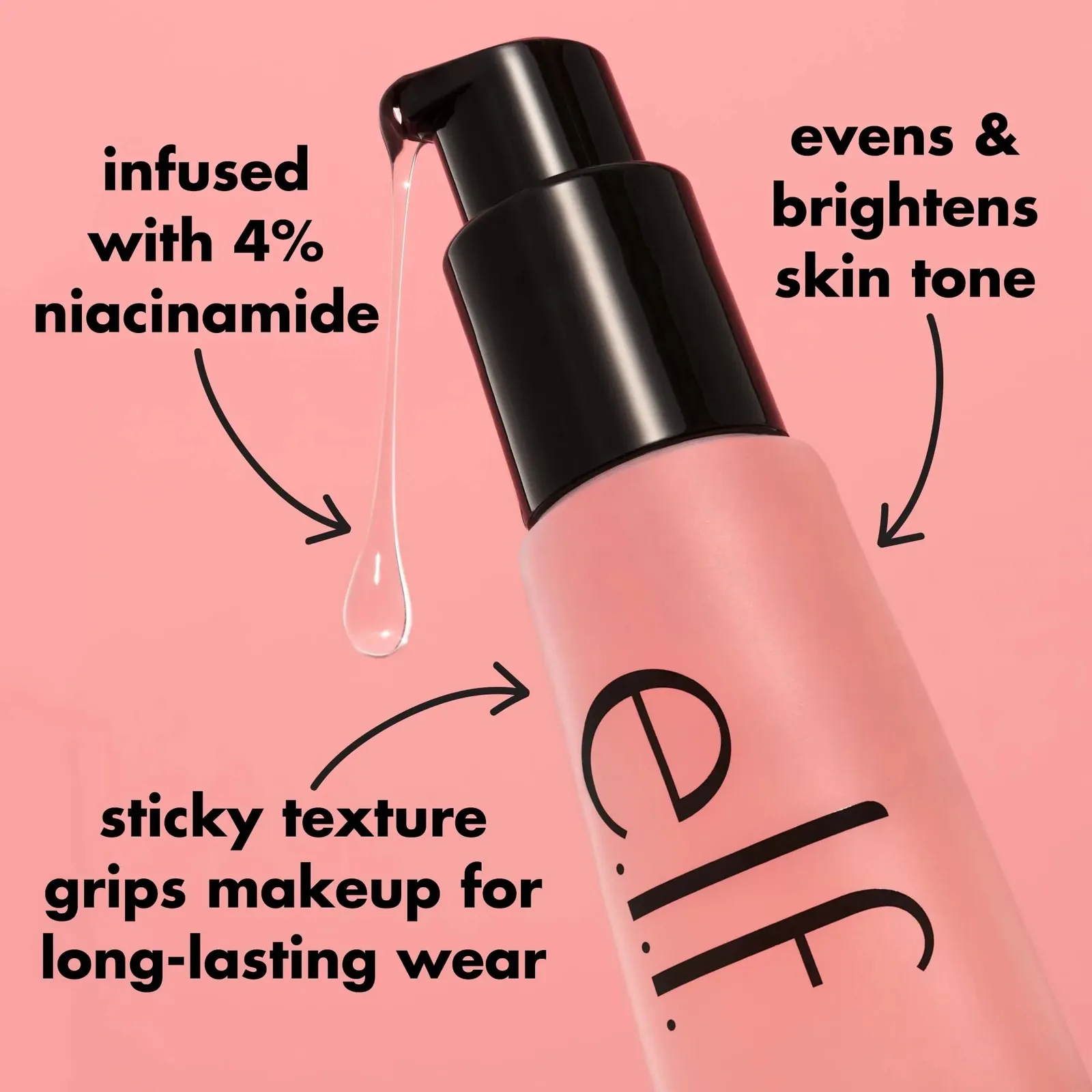 Power Grip Primer + 4% Niacinamide, Gel-Based & Hydrating Face Primer
