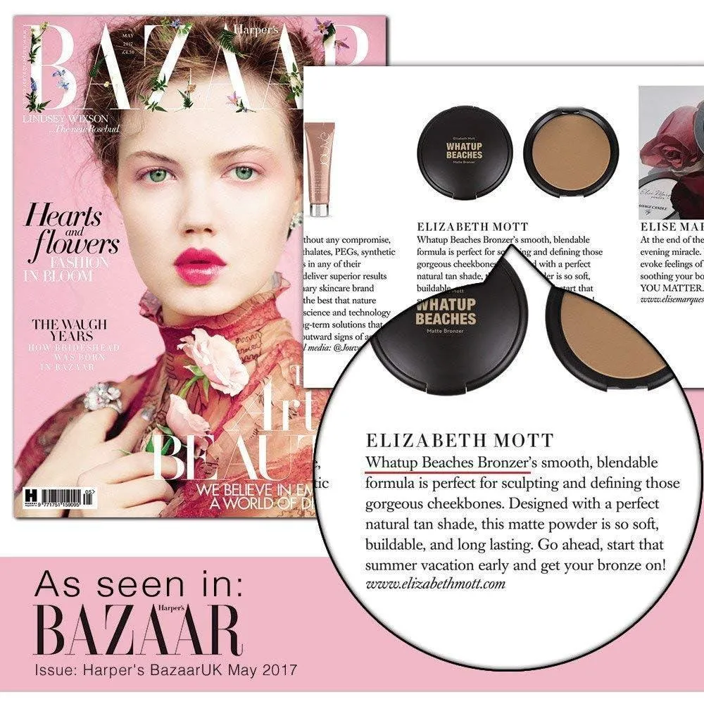 Whatup Beaches Matte Bronzer Powder & Contour