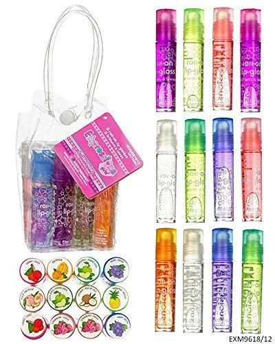 Expressions Girl Fruity Roll On Lip Gloss Set