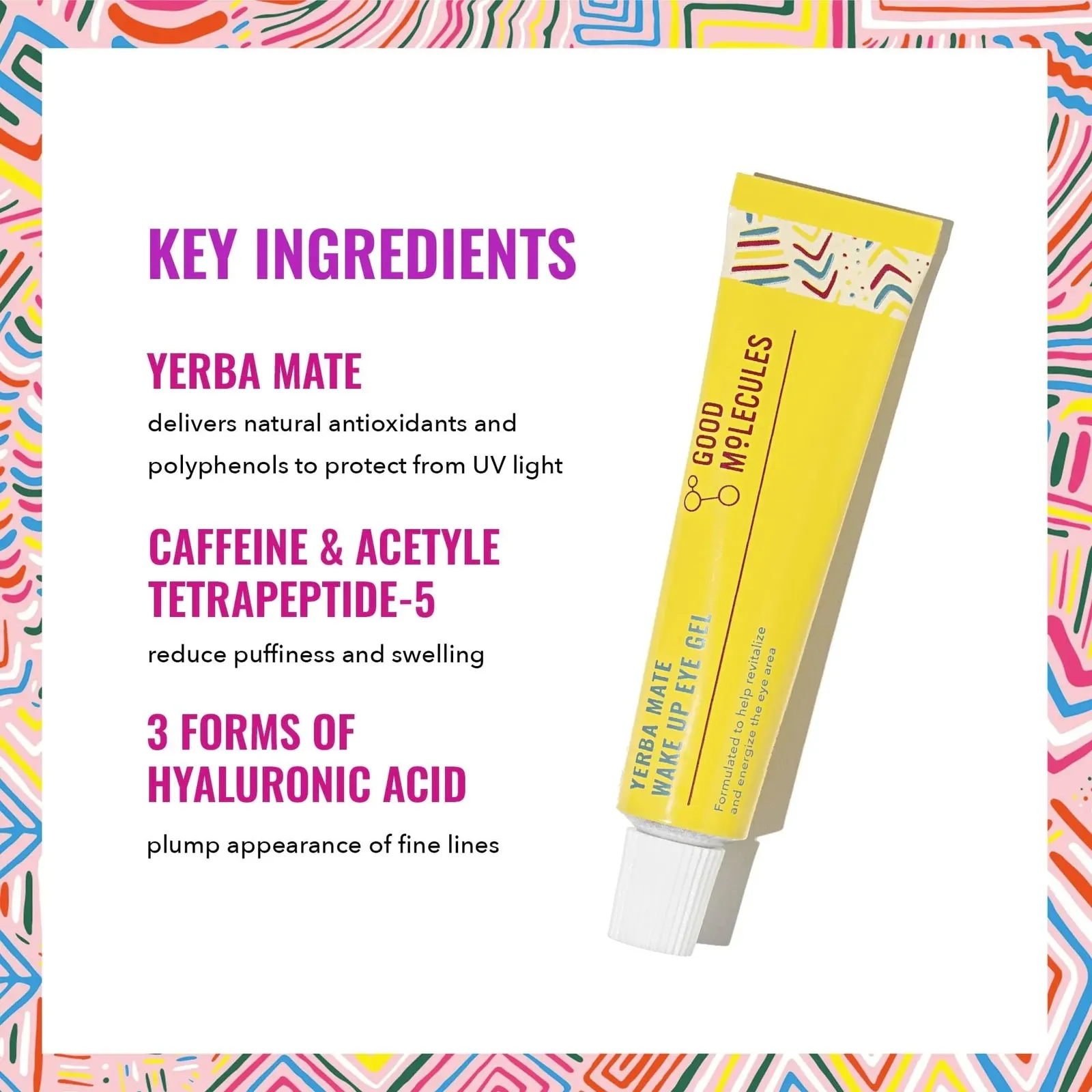 Yerba Mate Wake Up Eye Gel Under Eye Cream