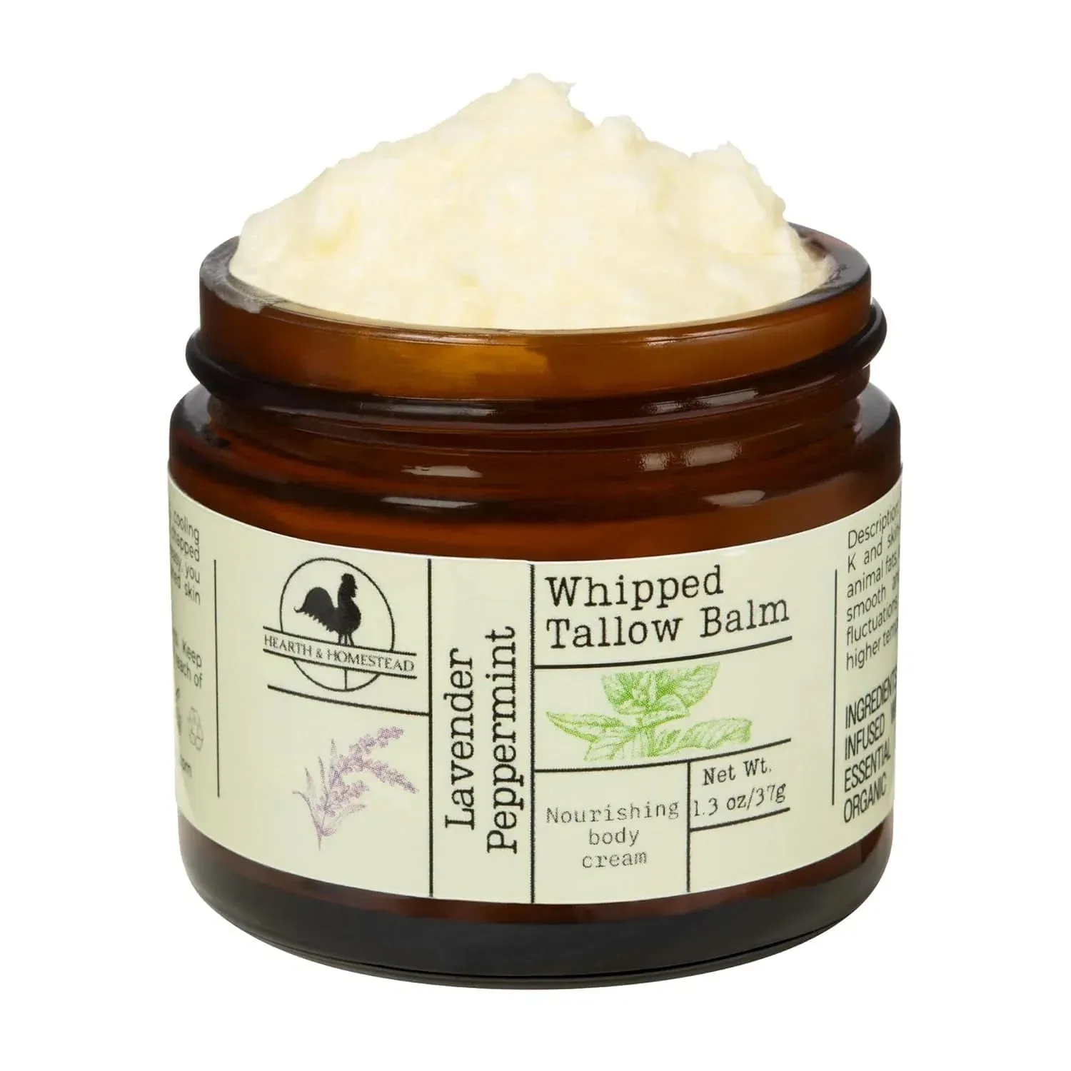 Handmade Whipped Tallow Balm (Lavender Peppermint)