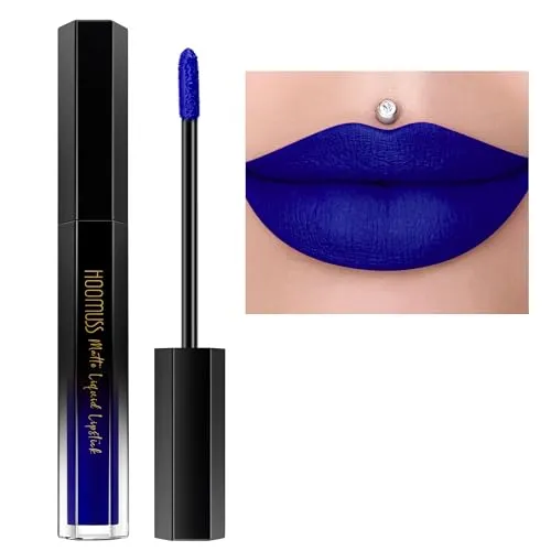 Blue Lipstick Long Lasting, Matte Liquid Lipsticks for Women