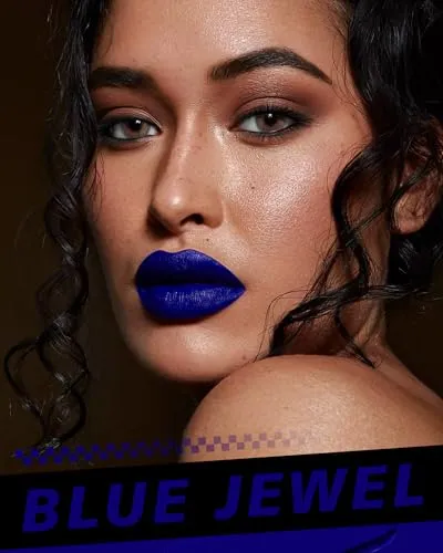 Blue Lipstick Long Lasting, Matte Liquid Lipsticks for Women