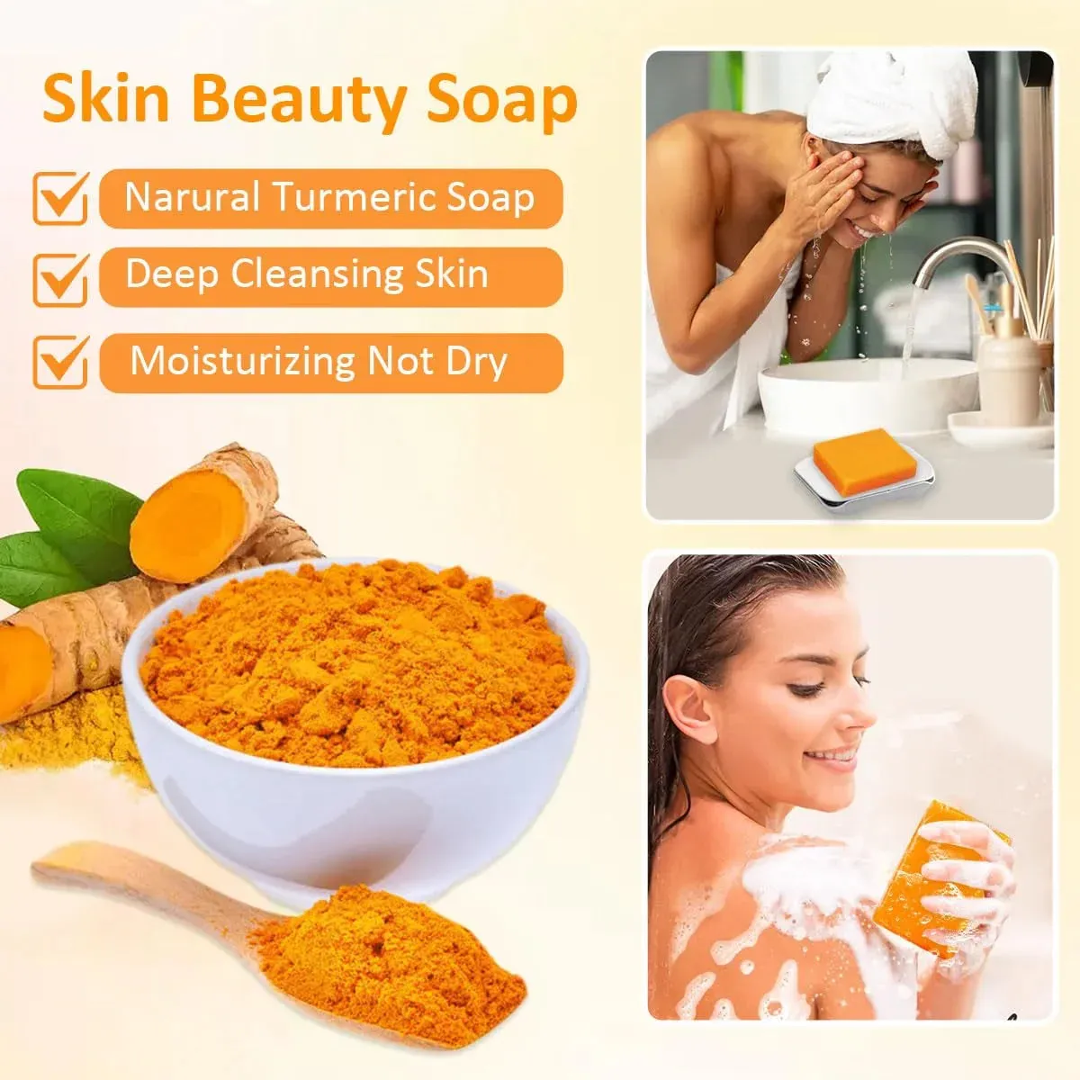 Kojic Acid Turmeric Soap Bar