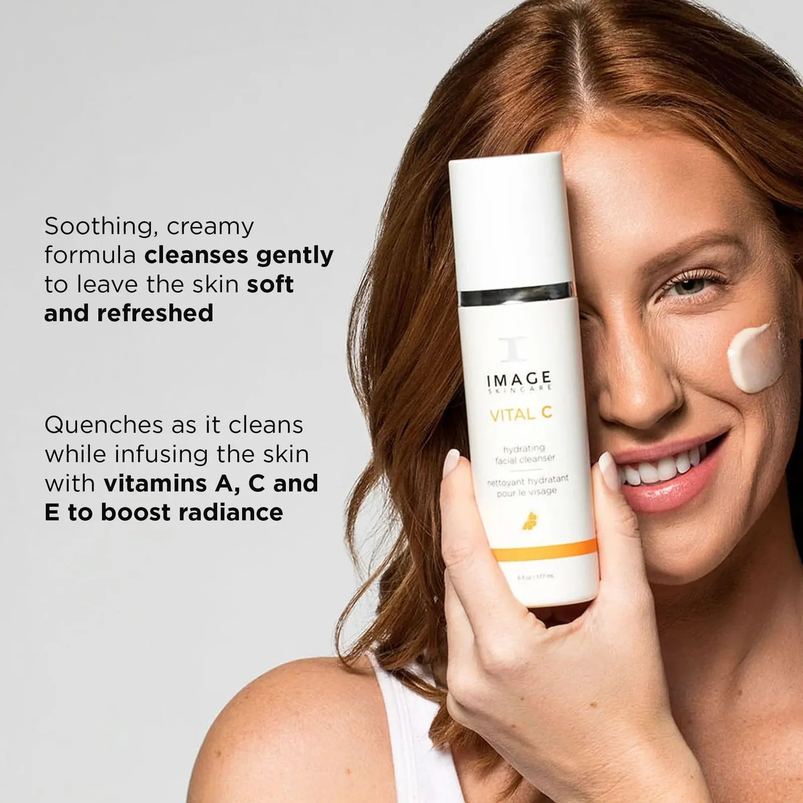 VITAL C Hydrating Facial Cleanser with Vitamin C, E and A, 6 fl oz