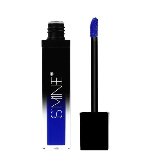 Blue Matte Liquid Lipstick, #30, 7ml/0.24 fl oz