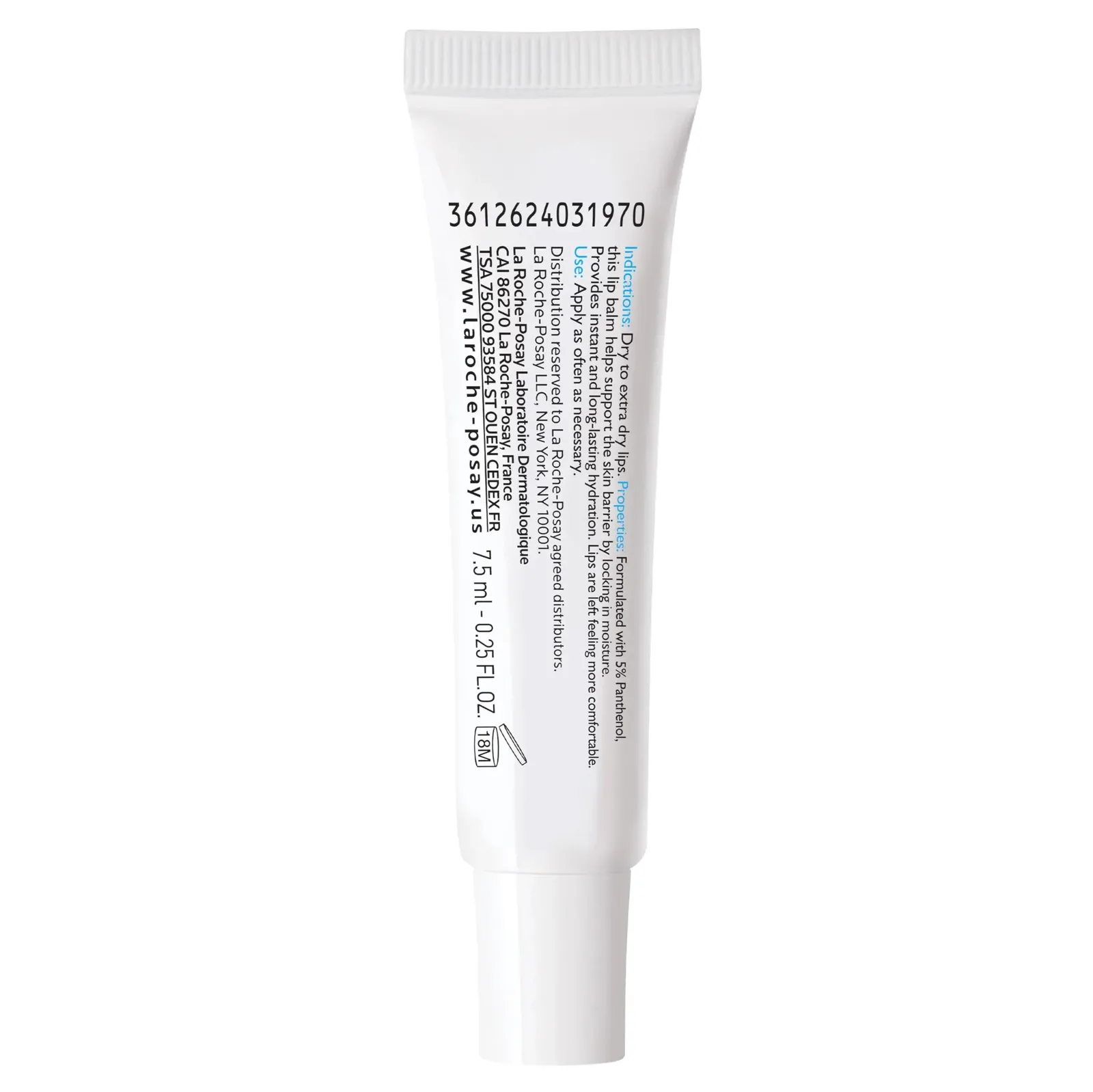 Lip Balm B5 Balm with Shea Butter, Fragrance-Free