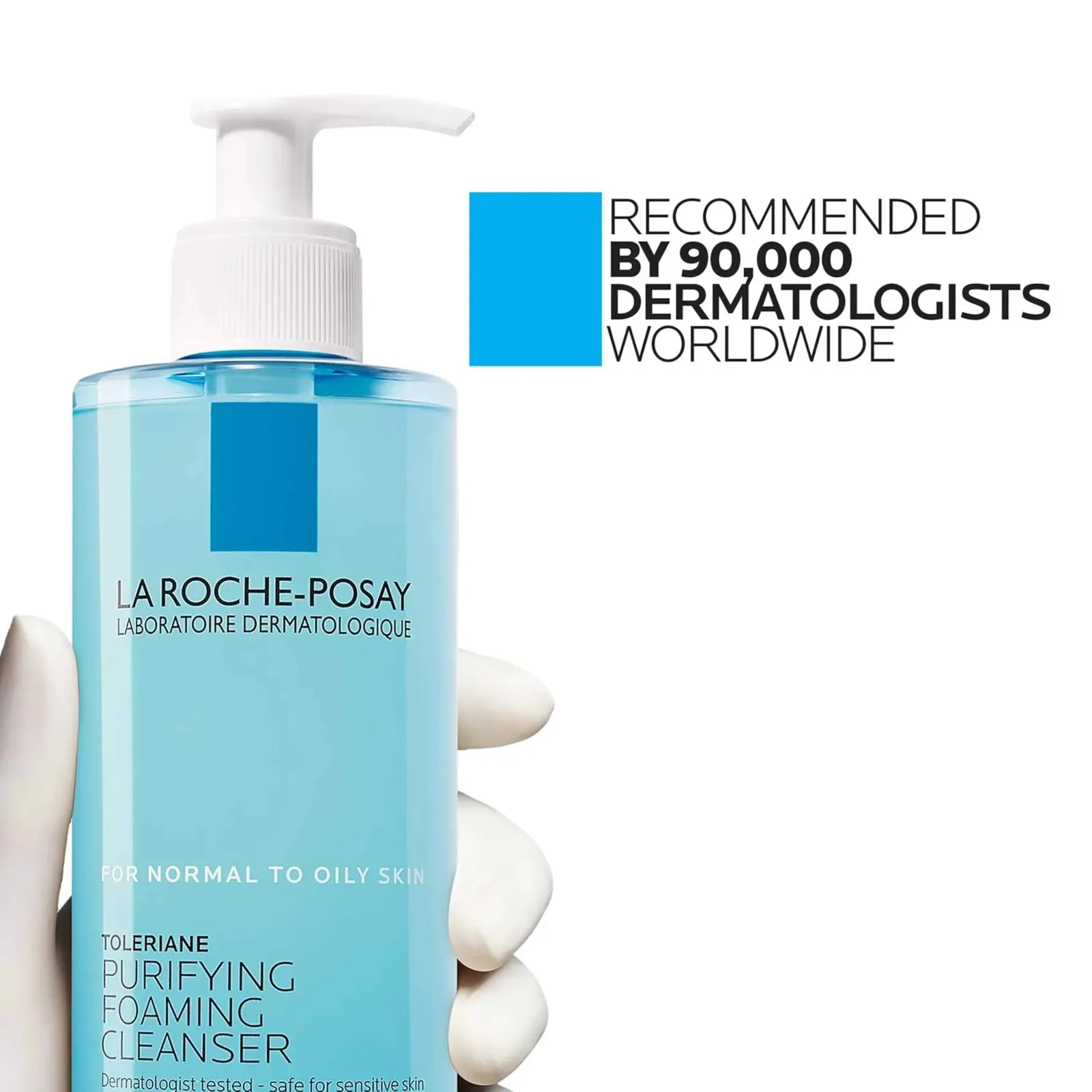 Toleriane Purifying Foaming Facial Cleanser, Oil Free Face Wash