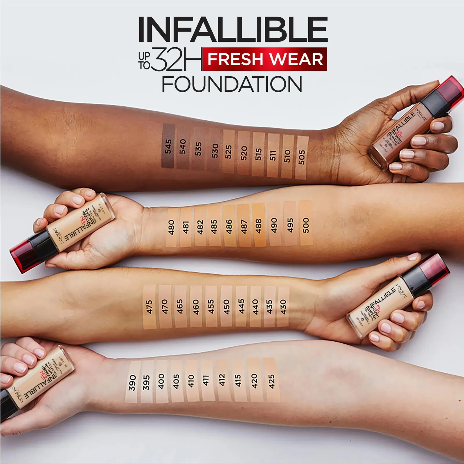 Lightweight Foundation, 411 Beige Ivory, 1 Fl Oz, Packaging May Vary