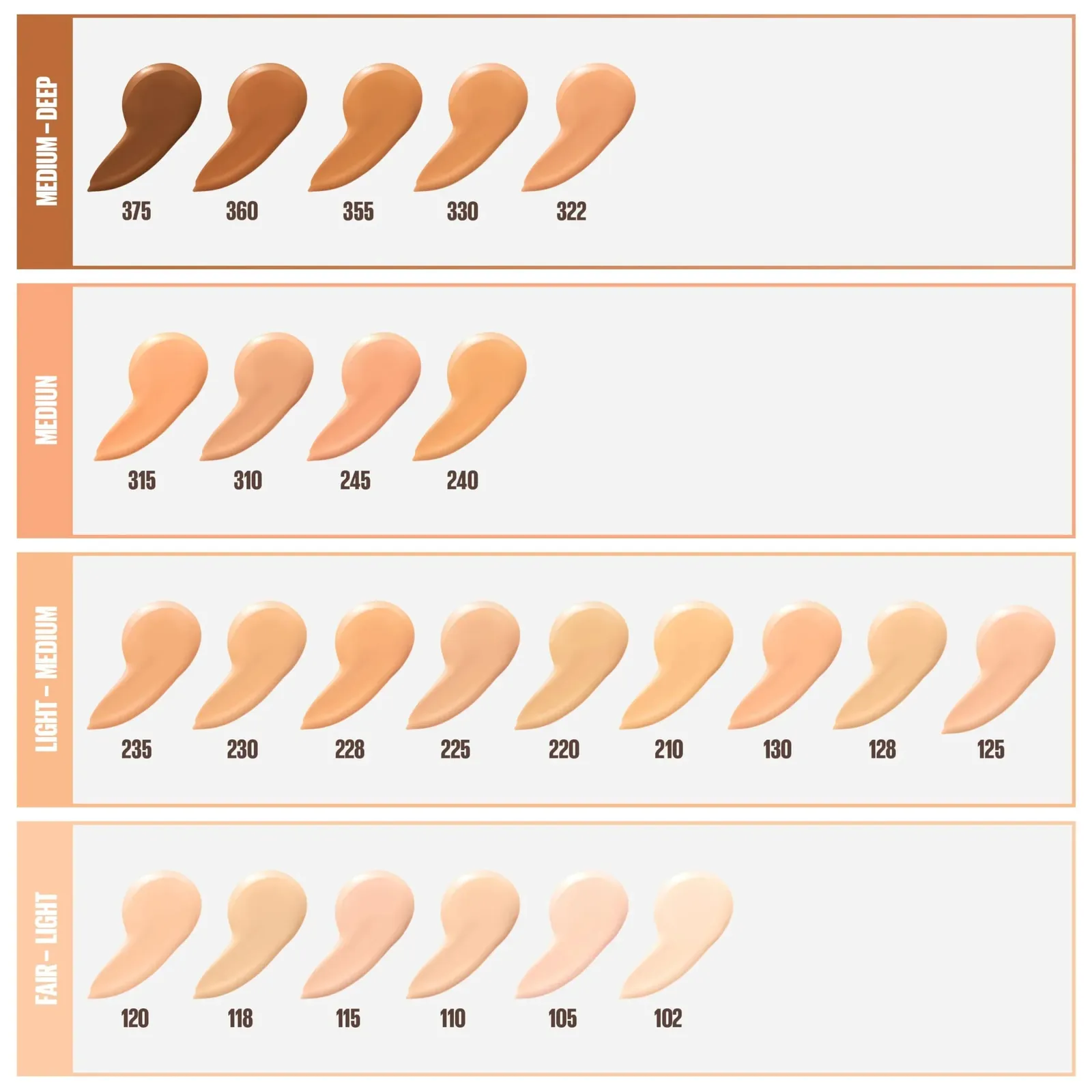 Fit Me Dewy Liquid Foundation Makeup, Classic Ivory, 1 Count