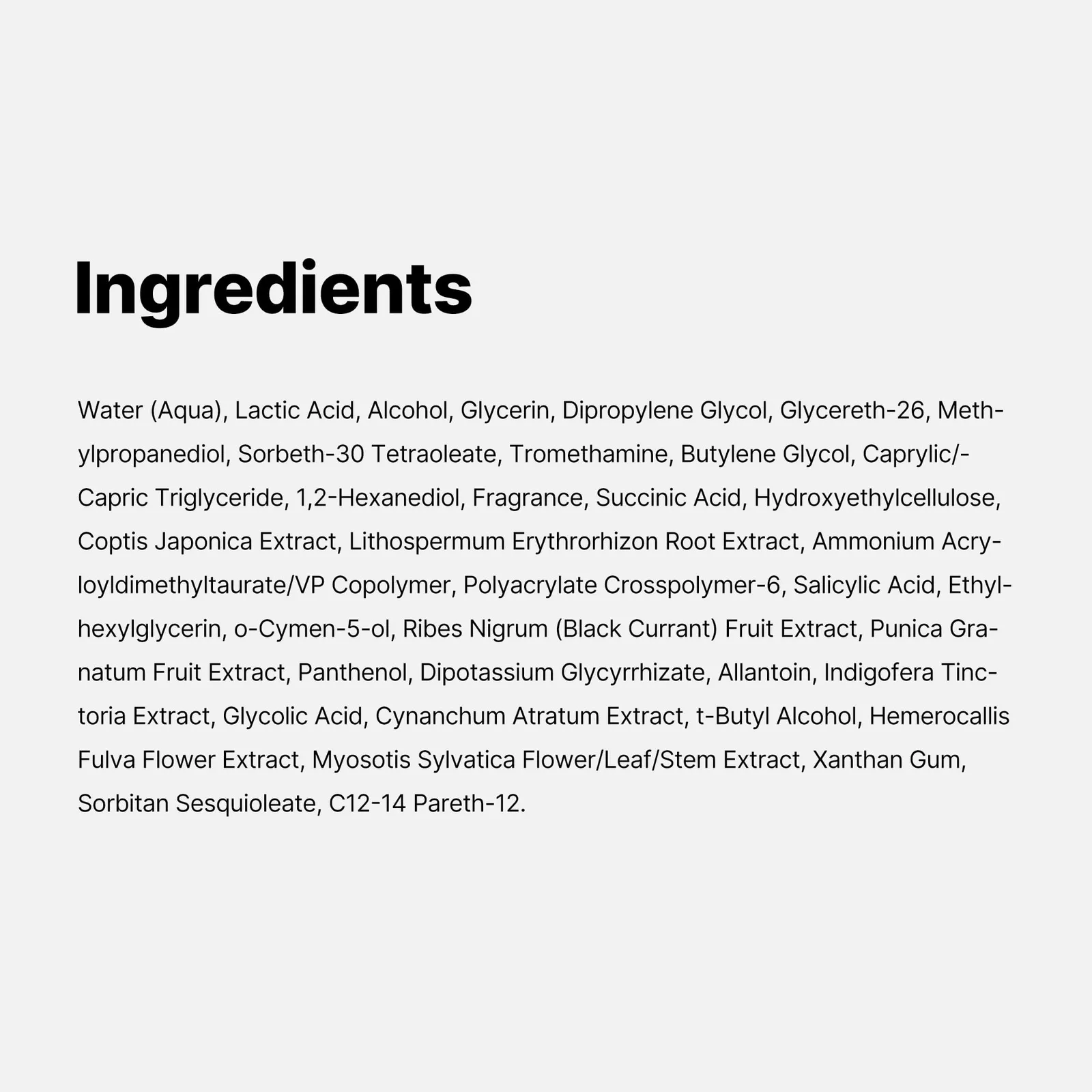 Acid Wash-off Exfoliant