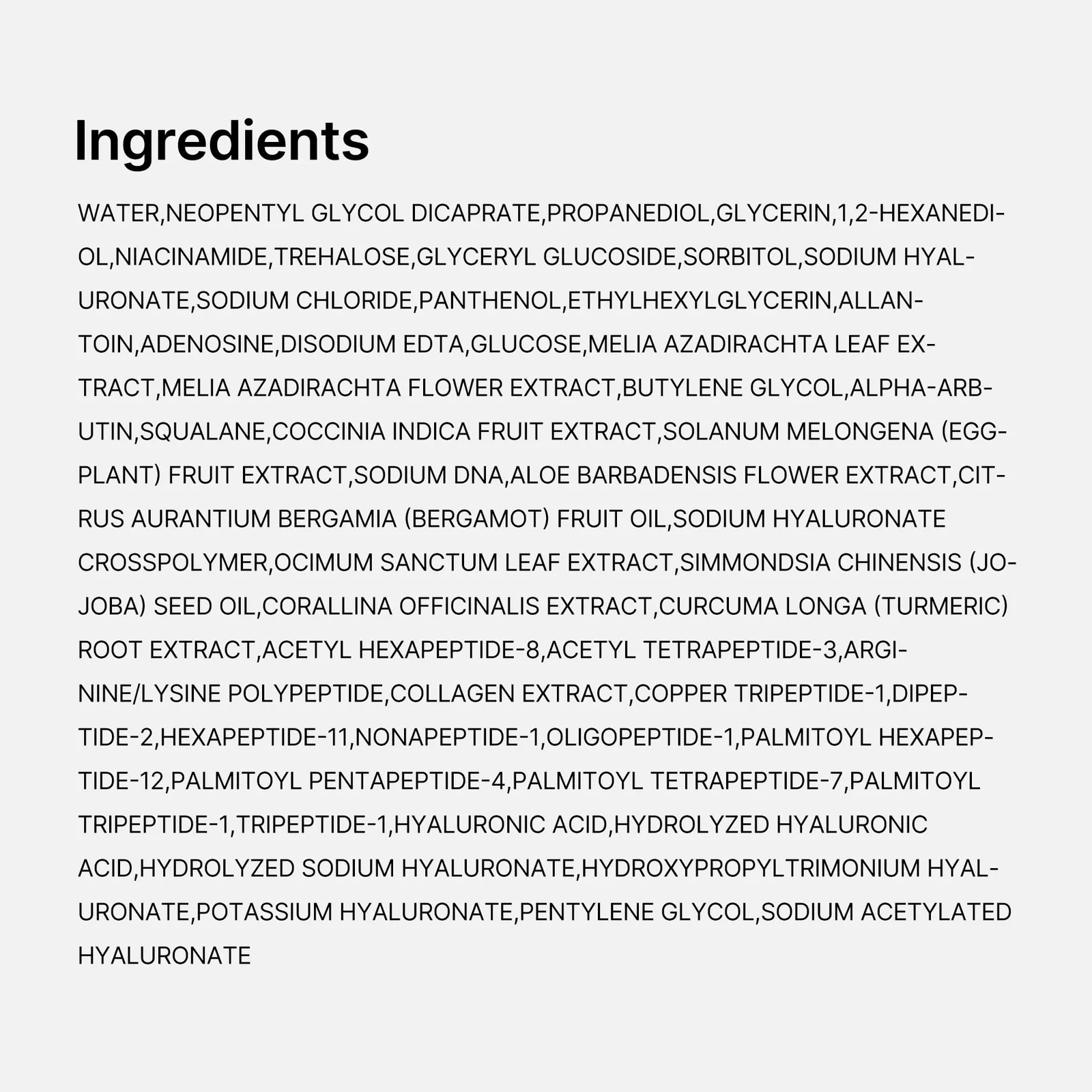 Hyaluronic Peptide Serum