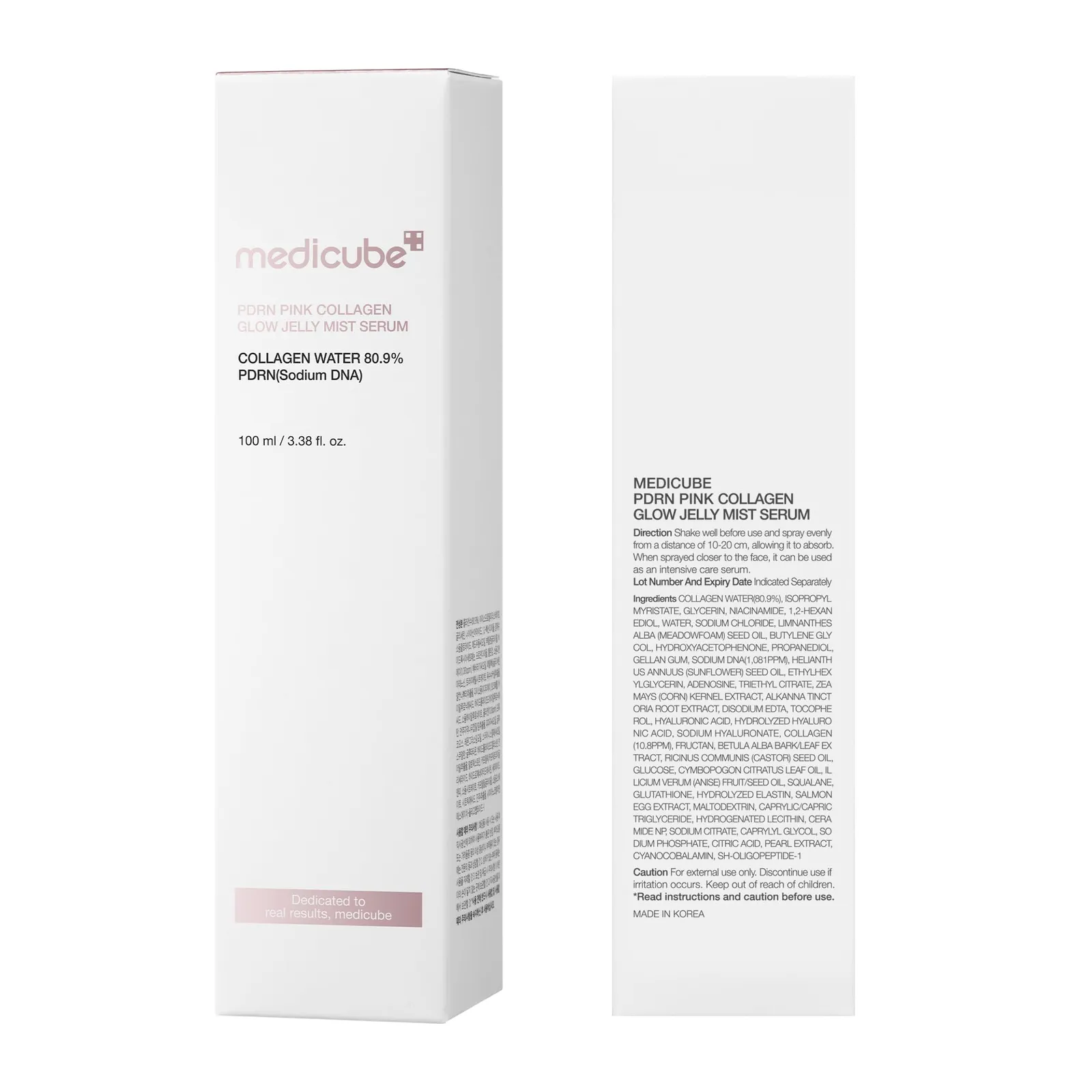 Pink PDRN Collagen Jelly Mist Serum