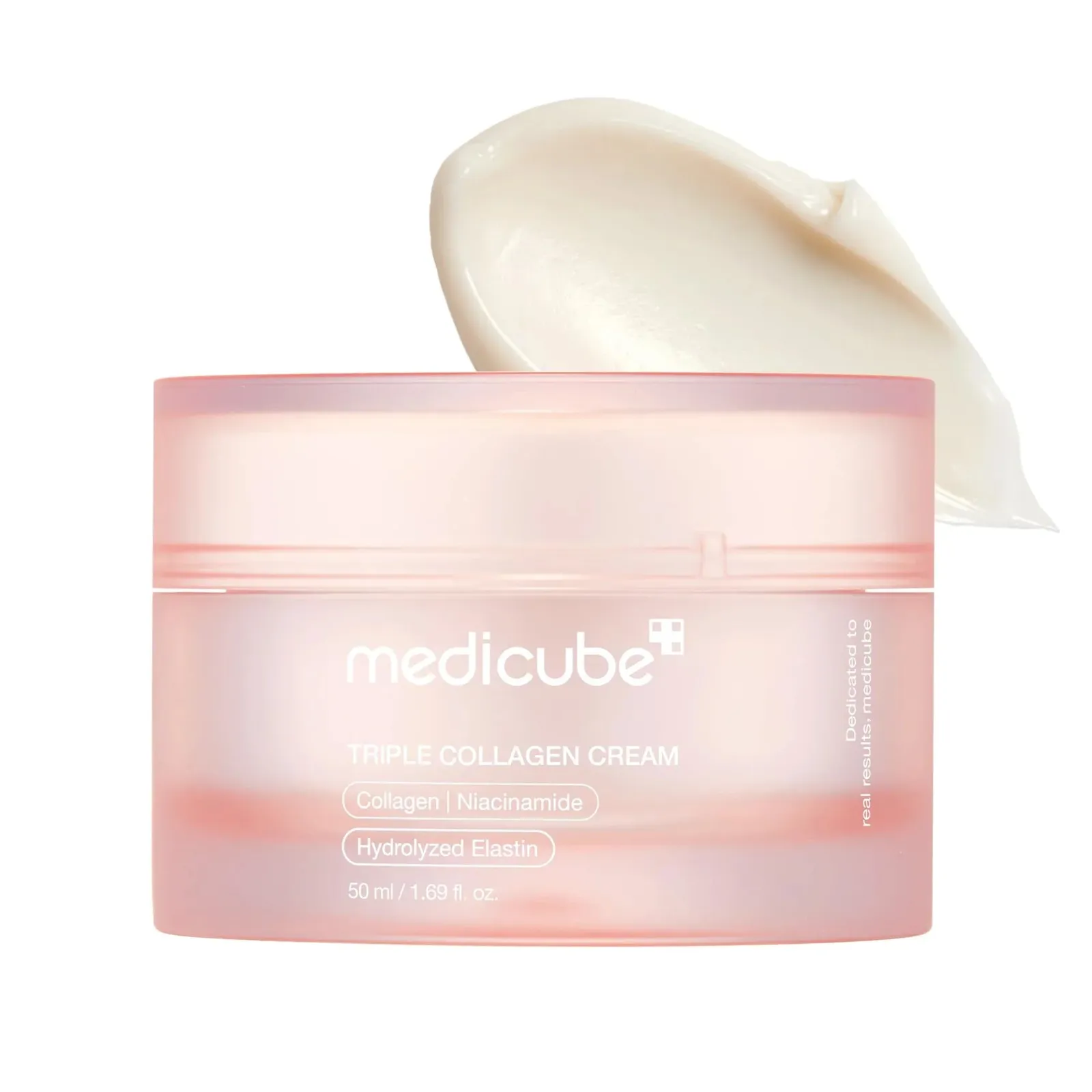 Triple Collagen Cream - Hydrating & Firming Moisturizer with Hyaluronic Acid, Premium Elastin, Shea Butter