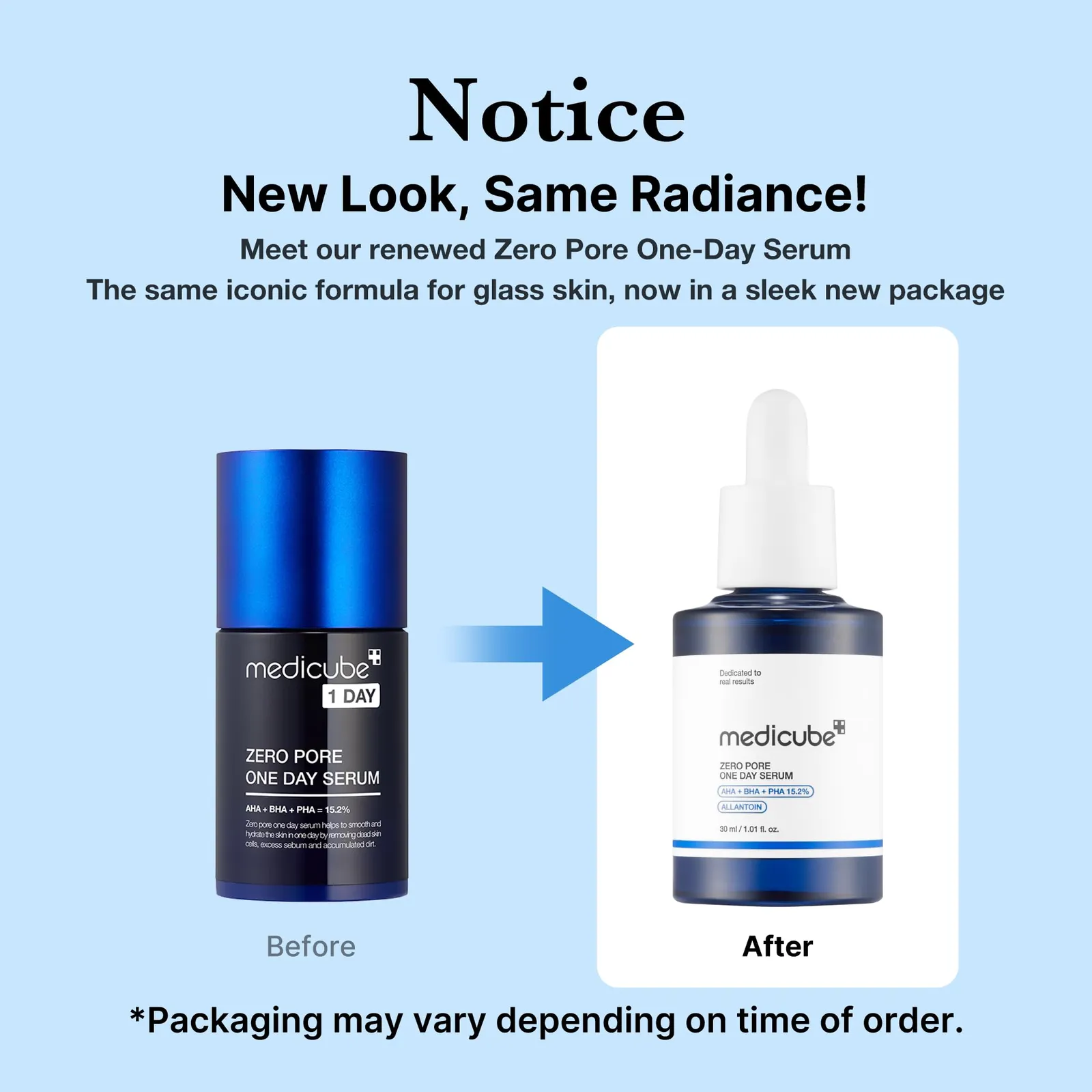 Medicube Zero Pore One-Day Serum