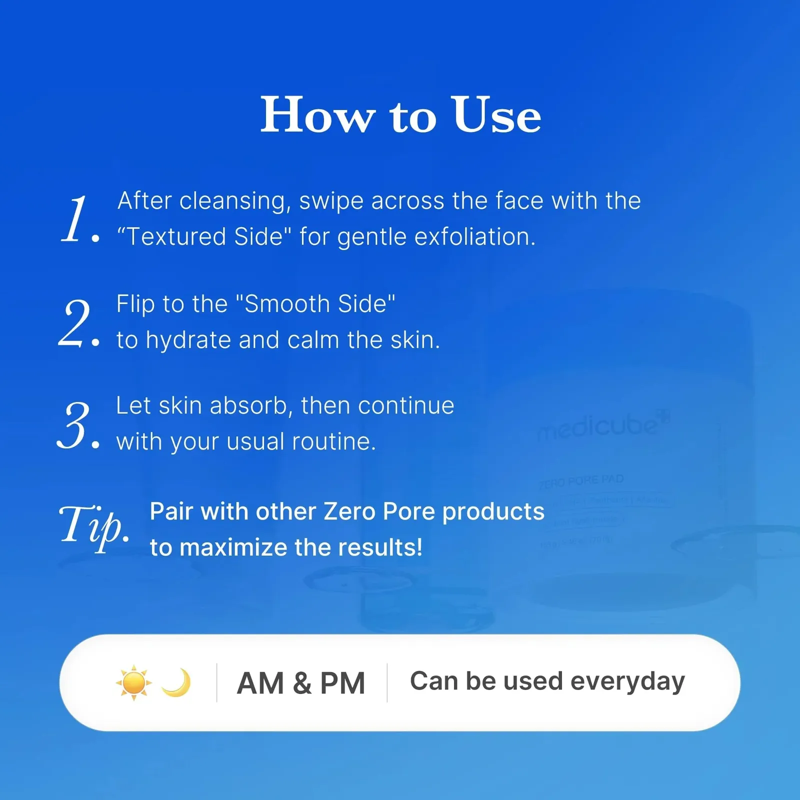Zero Pore Pad 2.0 Toner Pads