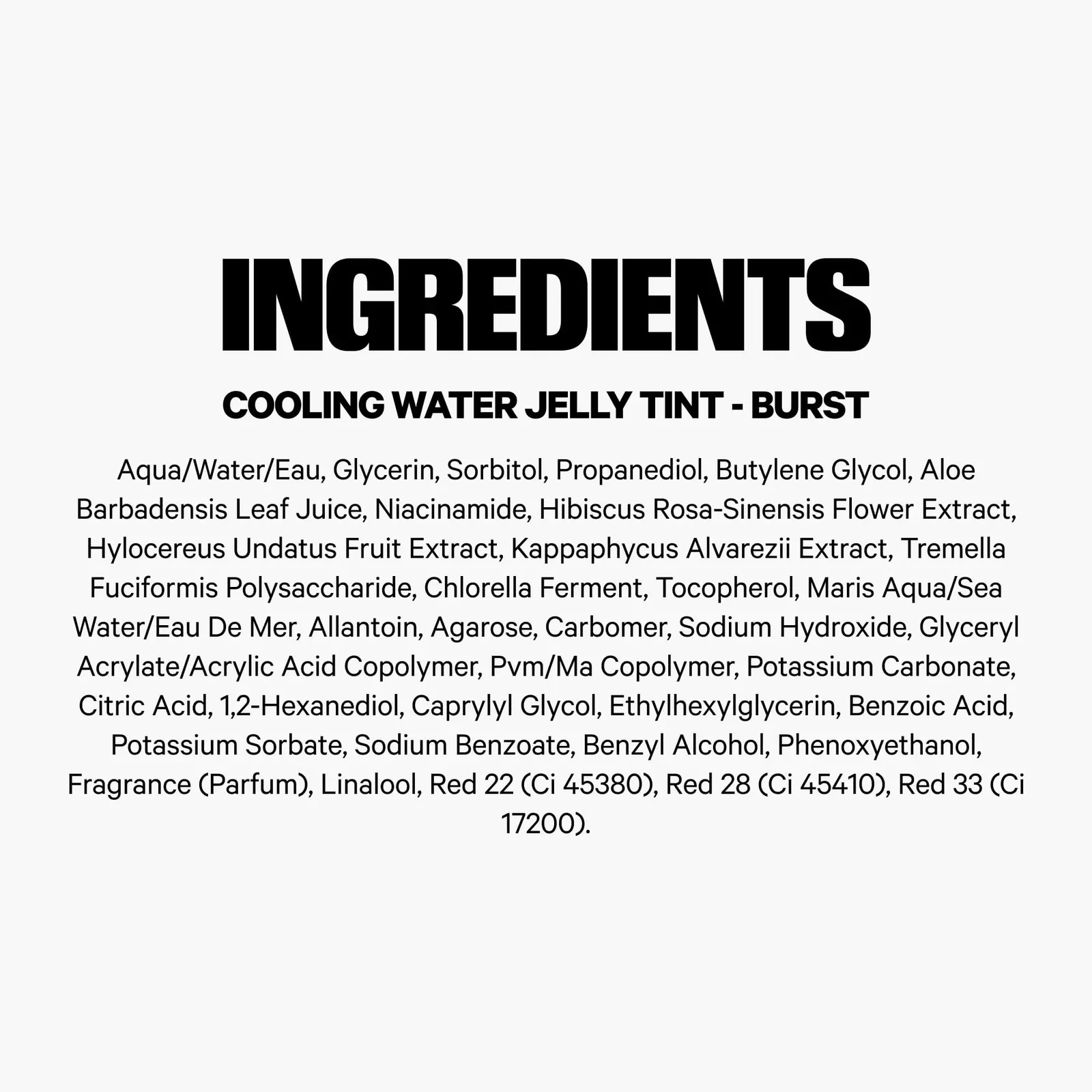 Cooling Water Jelly Tint – Long-Lasting Sheer Lip + Cheek Stain