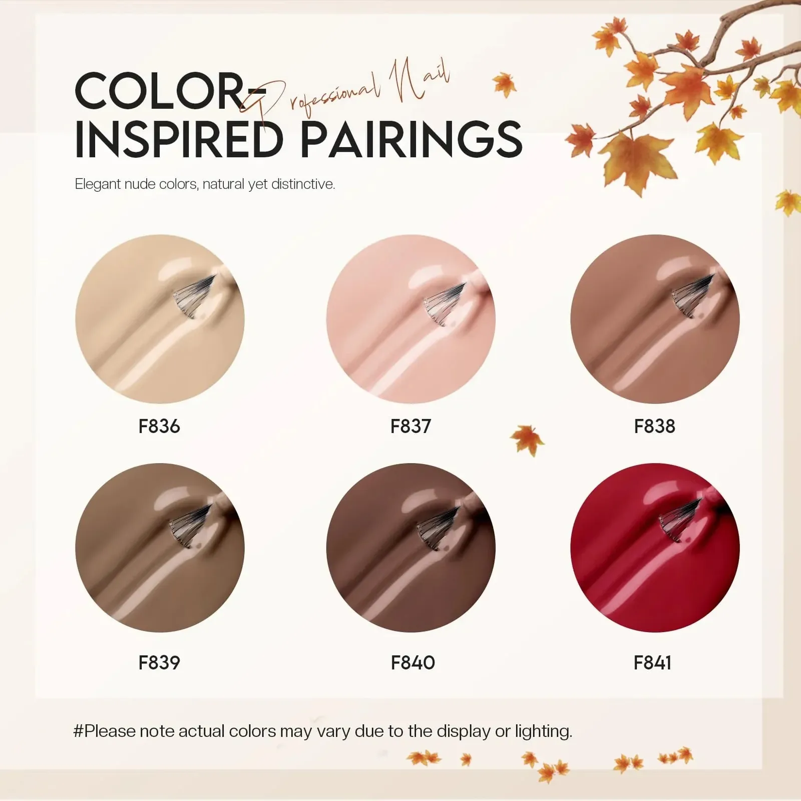 Nail Polish Set: Winter Nude Dark Chocolate
