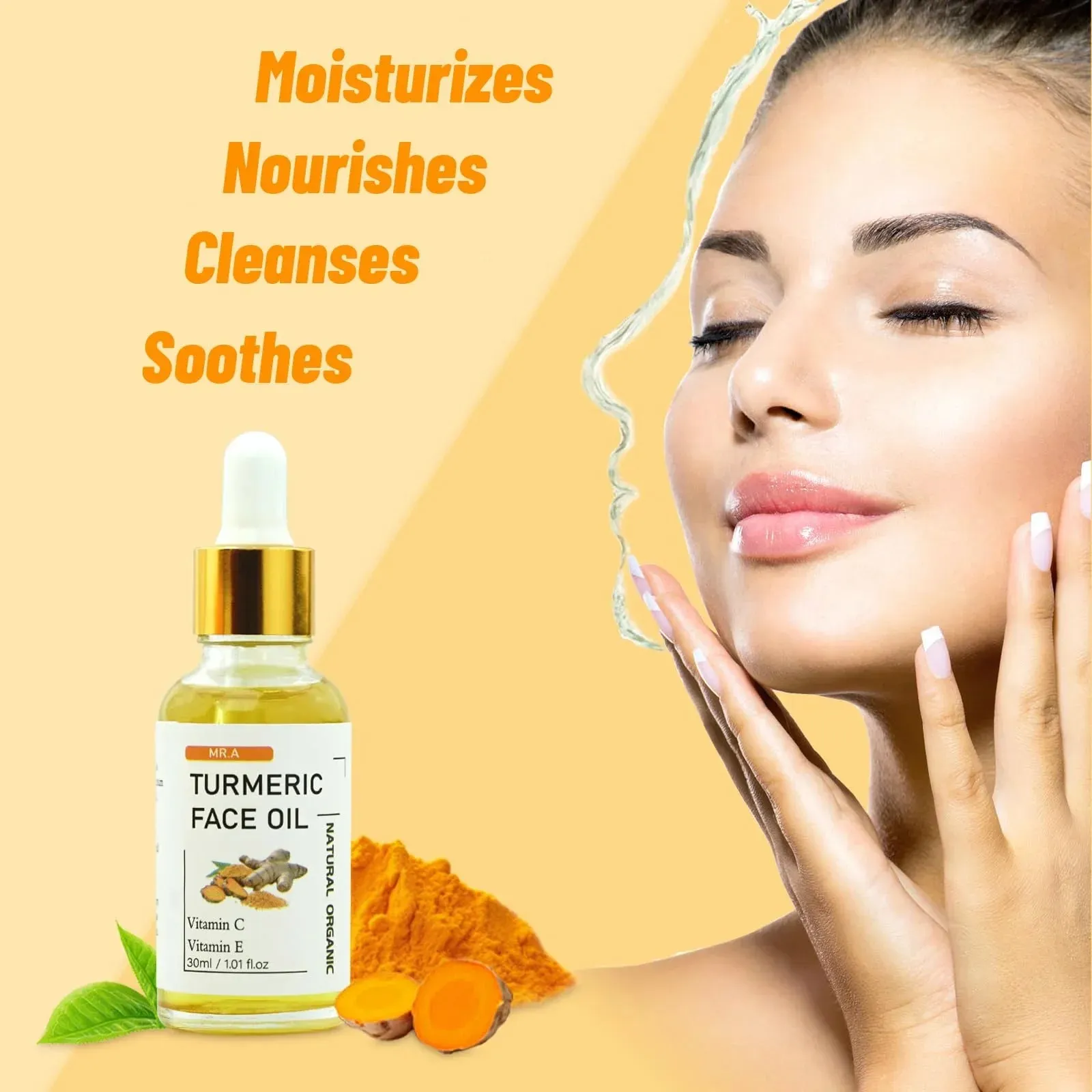 Turmeric Soap Bar and Oil Set
