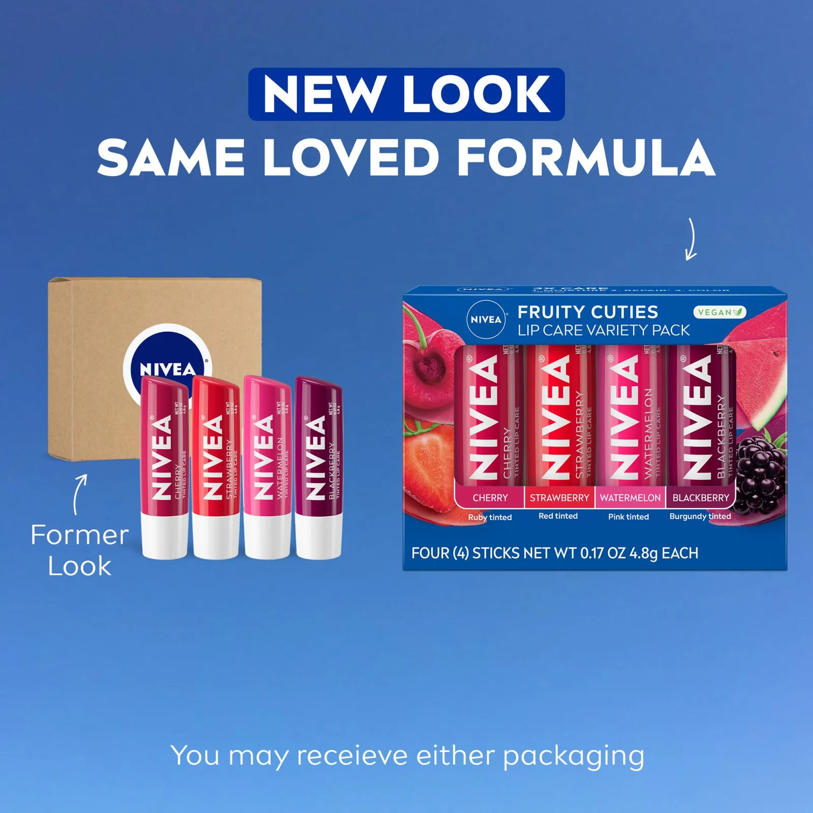Fruity Tinted Lip Balm Variety Pack