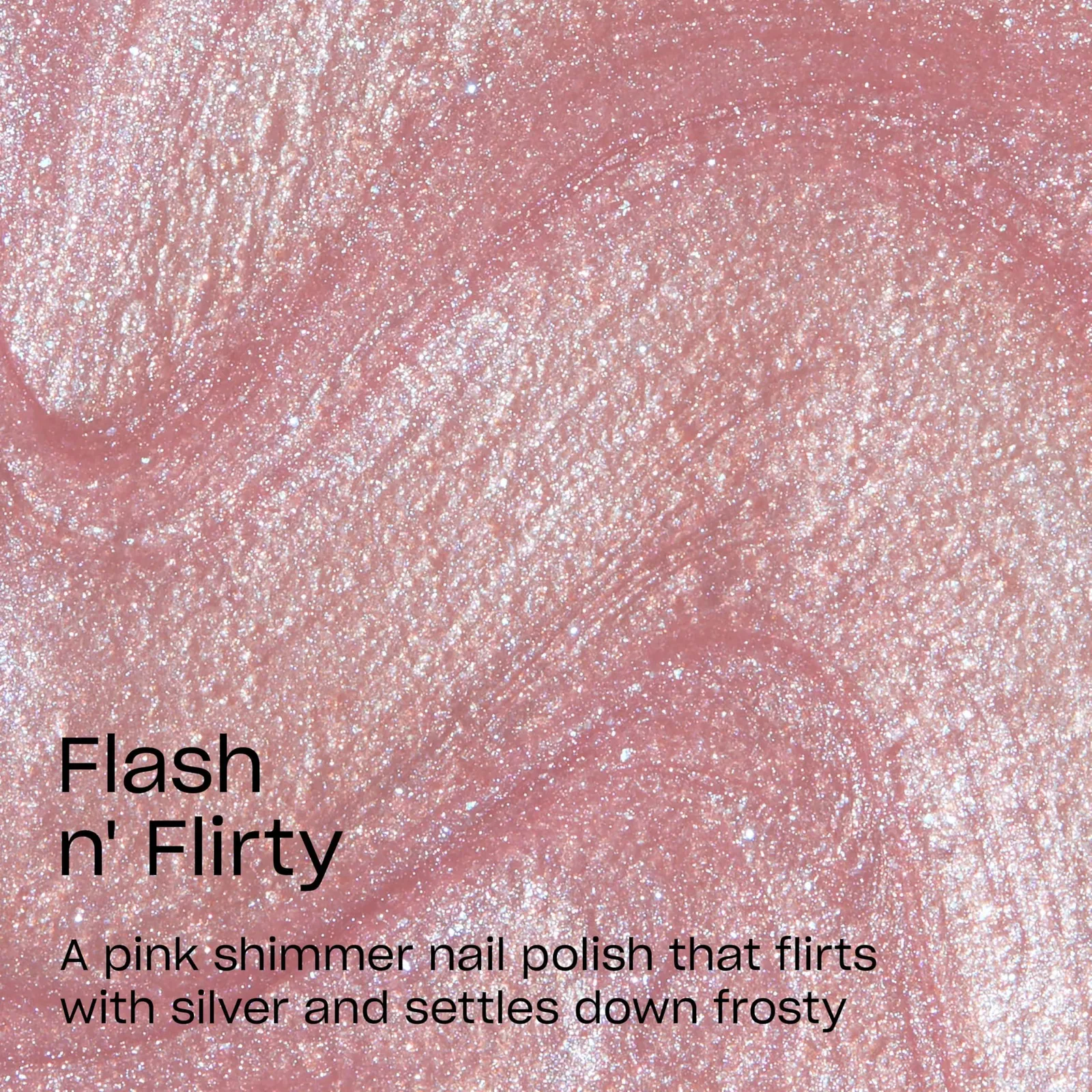 RapiDry Flash n' Flirty | Opaque Soft Pink Pearl Nail Polish