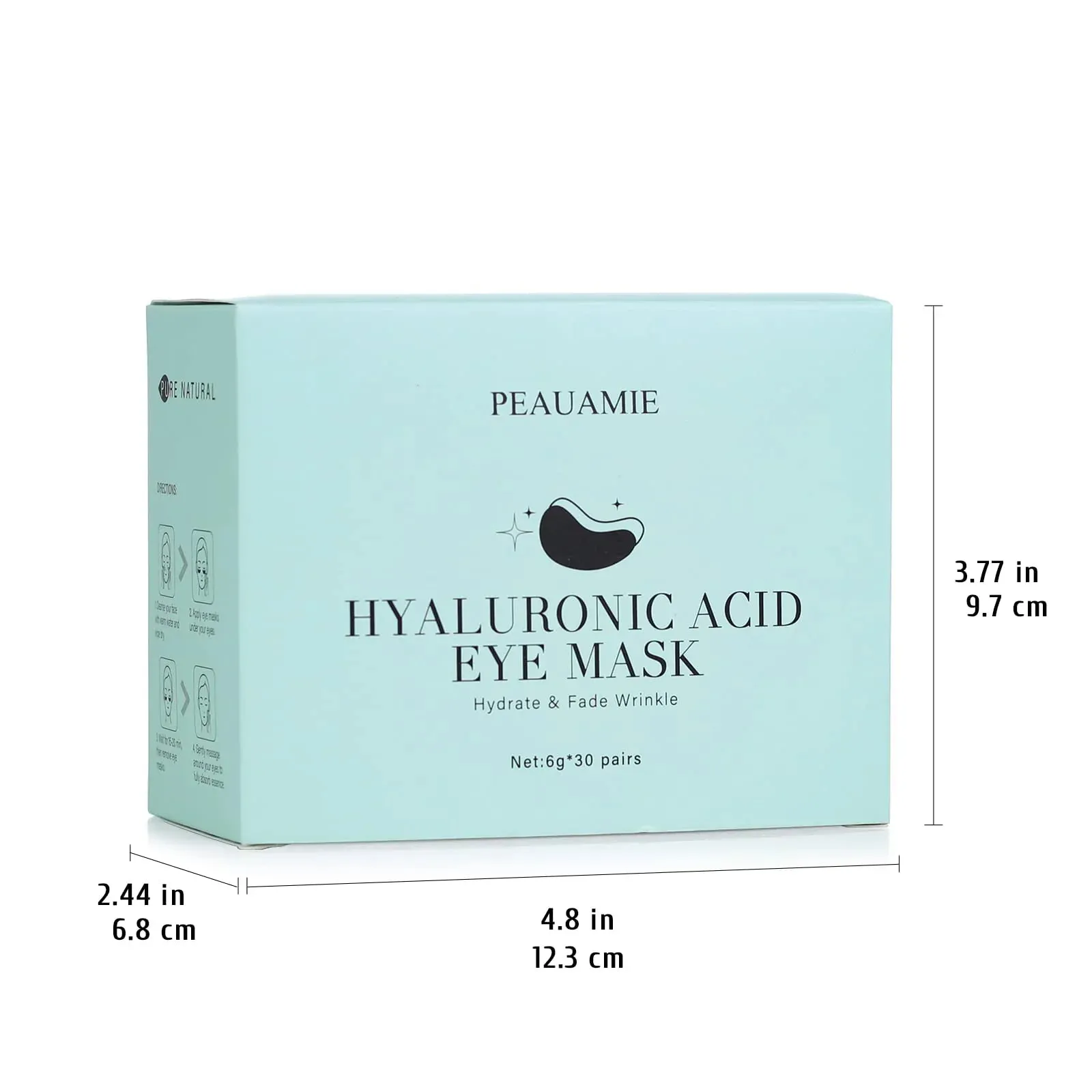 Under Eye Patches Hyaluronic Acid Eye Mask 30 Pairs