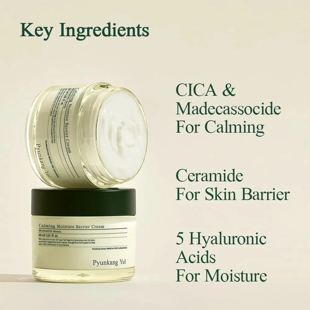 PKY Calming Moisture Barrier Cream Hyaluronic Acid & Ceramide 1.69 Fl. Oz