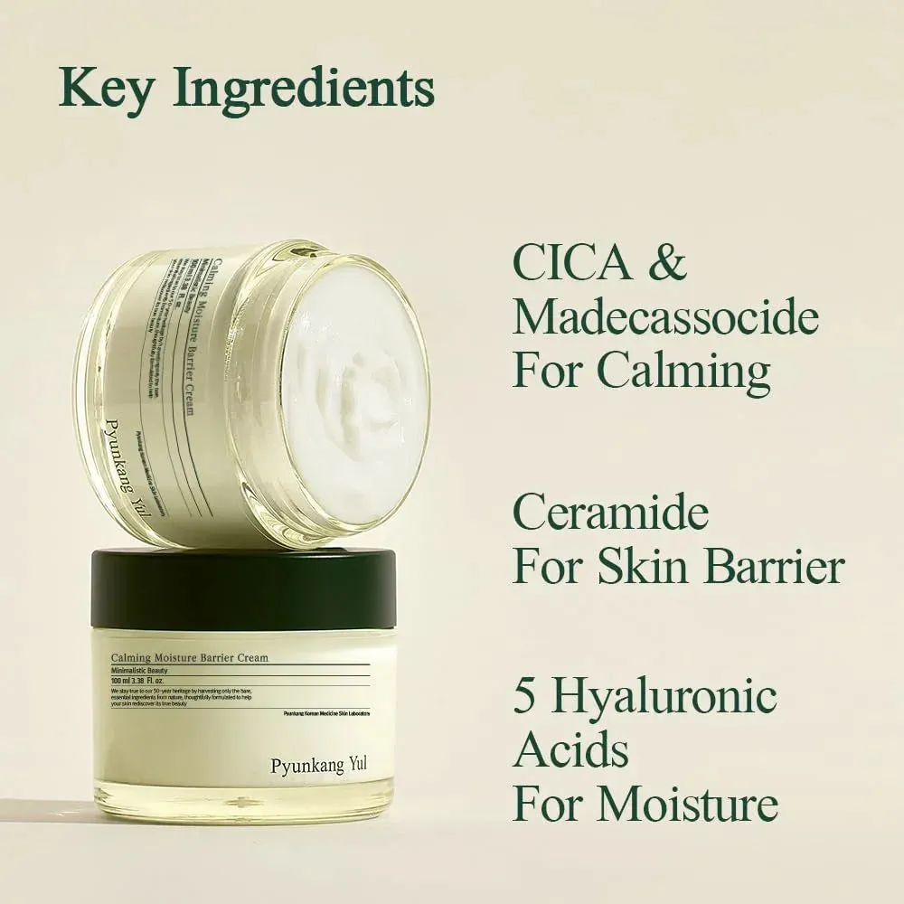 PKY Calming Moisture Barrier Cream Hyaluronic Acid & Ceramide 3.38 Fl. Oz