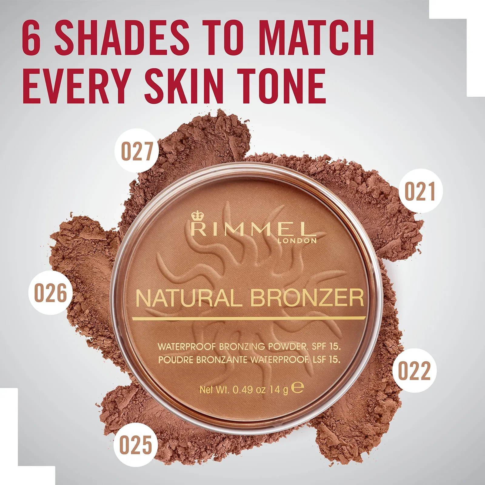 Sun Bronze - Bronzer, Matte Finish, 0.49oz