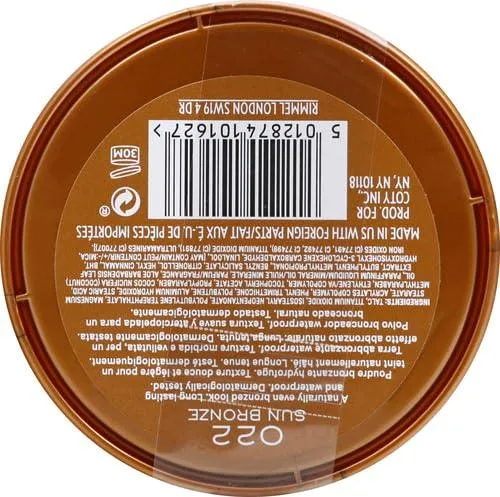 Sun Bronze - Bronzer, Matte Finish, 0.49oz