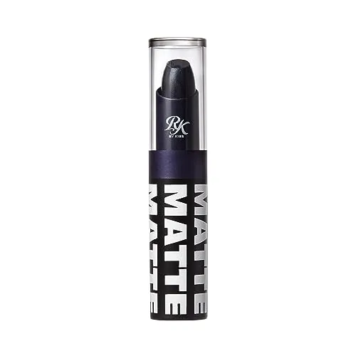 Lipstick, Matte Finish, Long-Lasting, Highly Pigmented, Smooth Apply, Full Coverage Lip Color Makeup (Black&Blue)