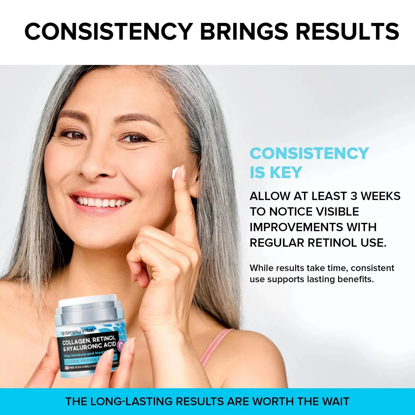 Collagen, Retinol & Hyaluronic Acid Cream
