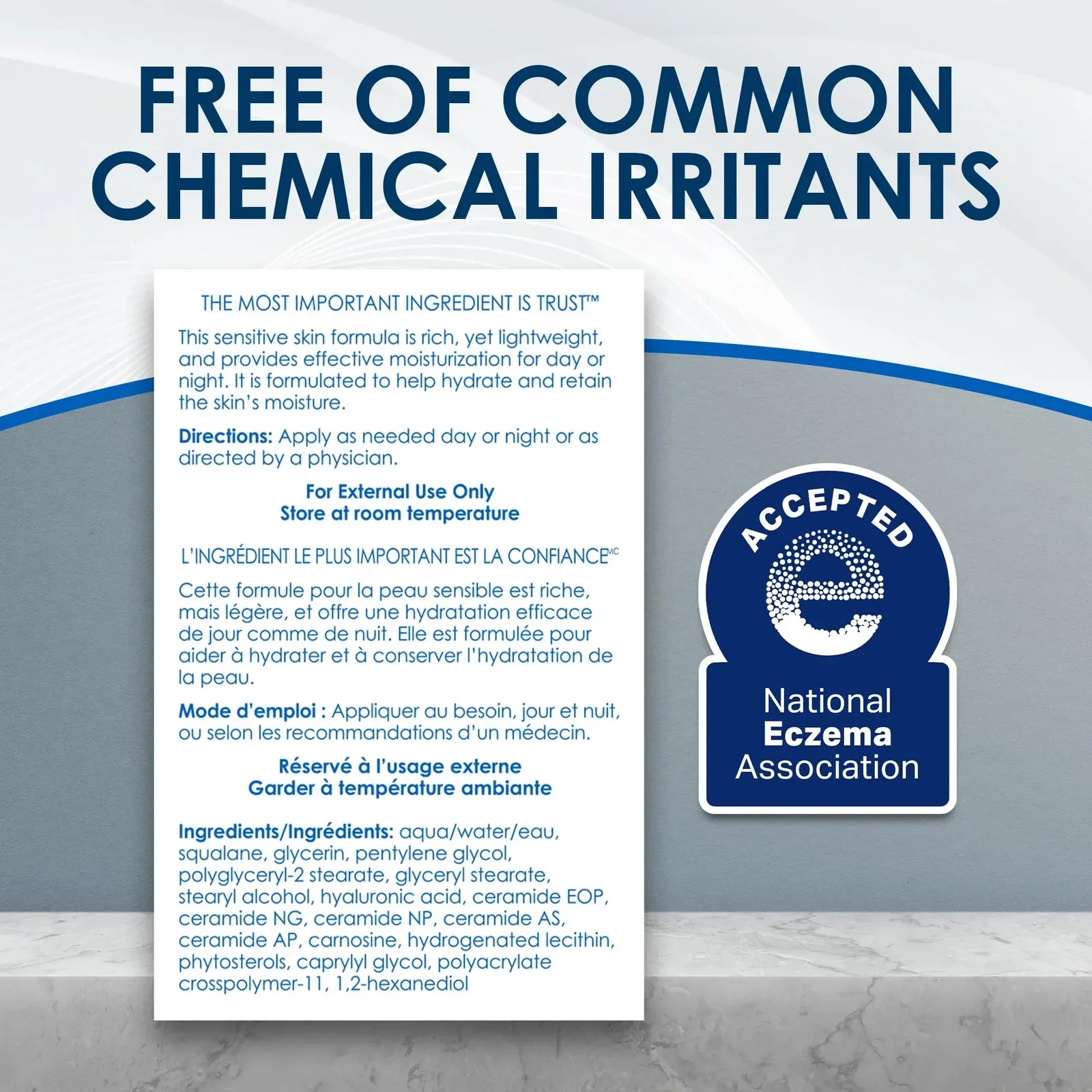 Daily Facial Moisturizer With Ceramides and Hyaluronic Acid