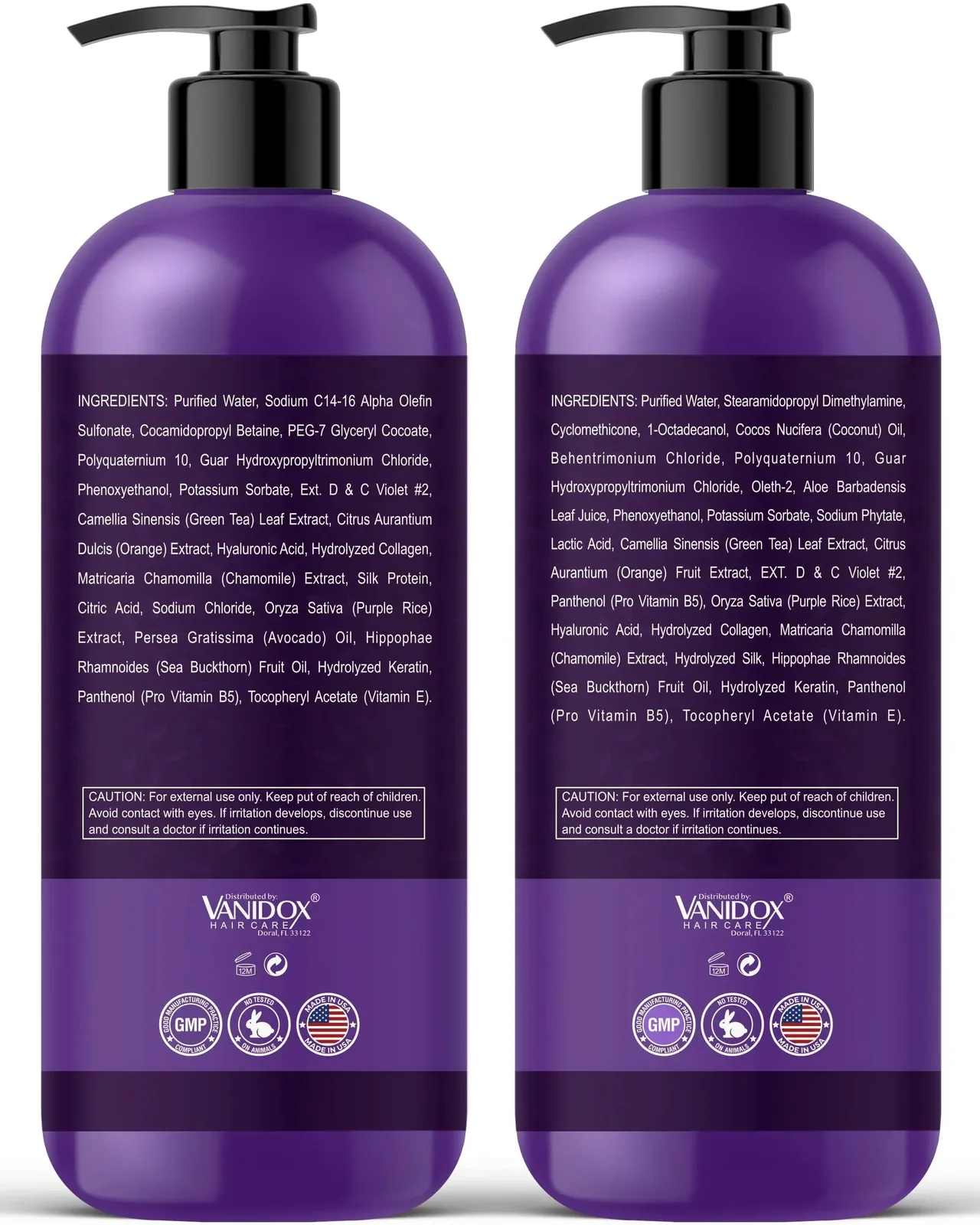 Purple Shampoo and Conditioner Set