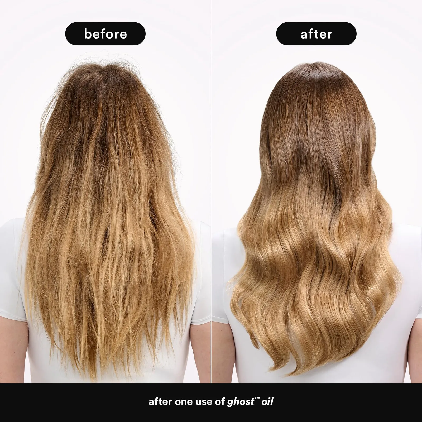 Ghost Hair Oil, 4 fl oz- Weightless Hair Oil for Fine to Medium Hair