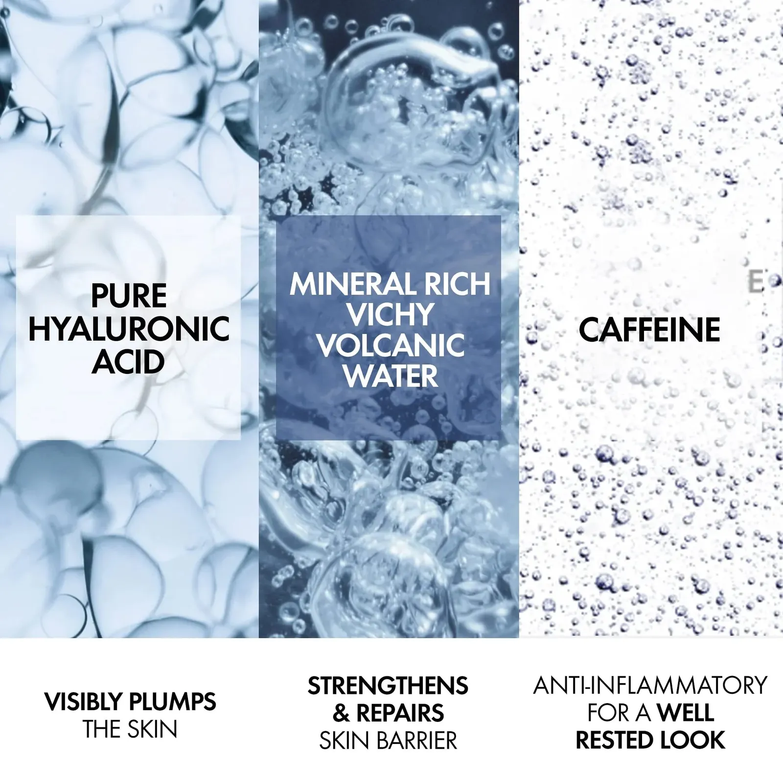 Vichy Mineral 89 Eye Serum, Hyaluronic Acid and Caffeine Cream