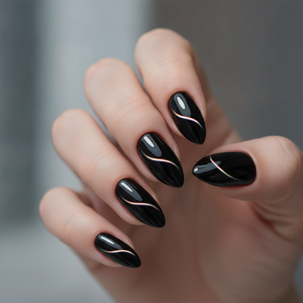 Black cat-eye / magnetic sheen