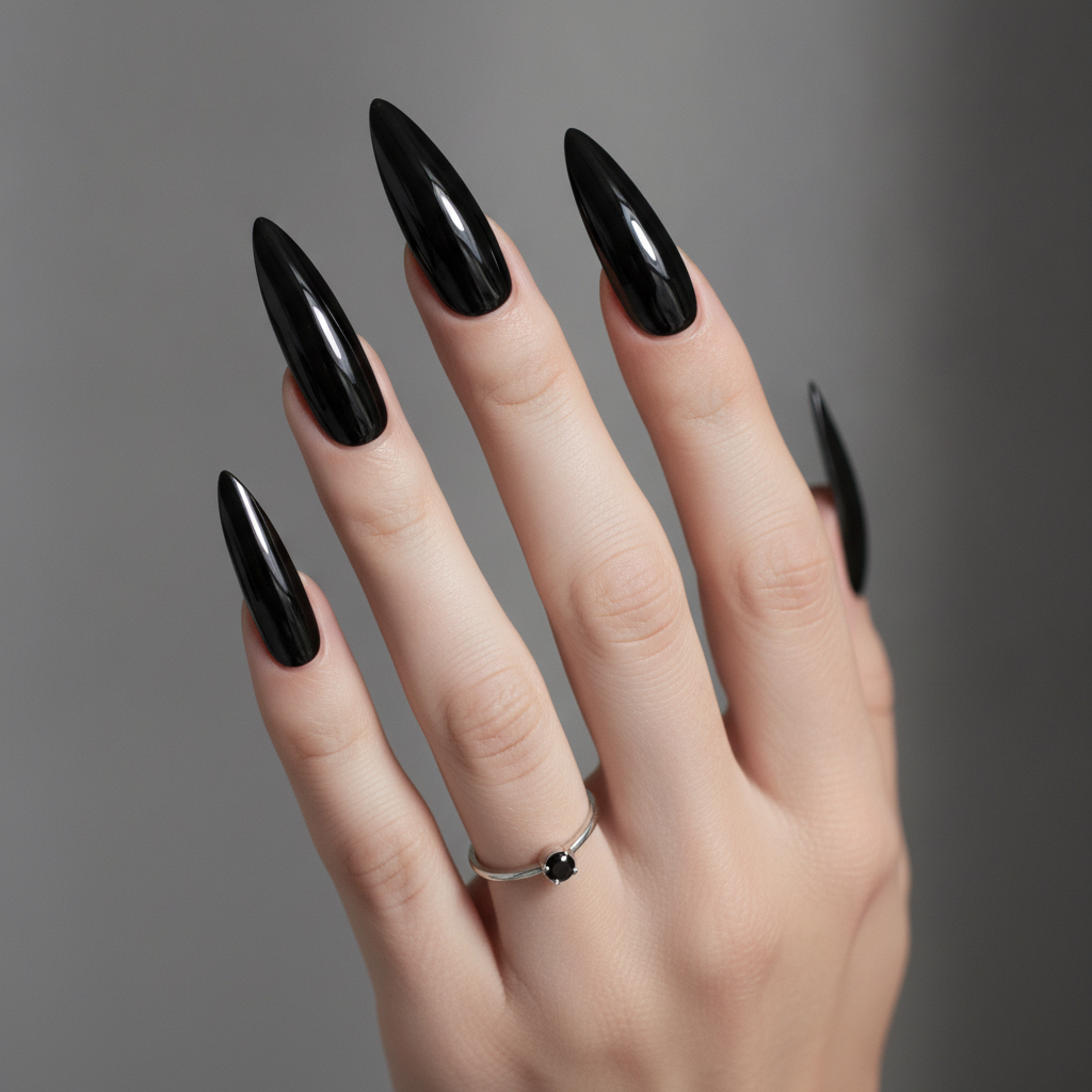 Liquid-metal chrome black