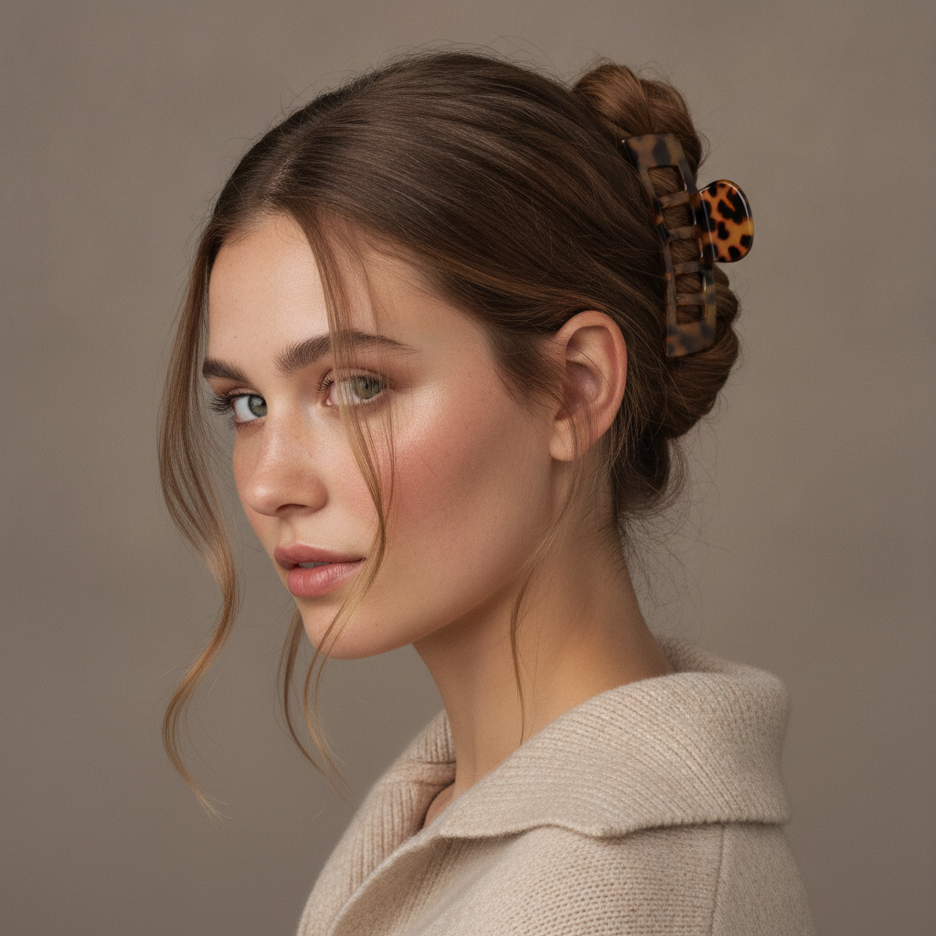 Braid wrapped into a claw