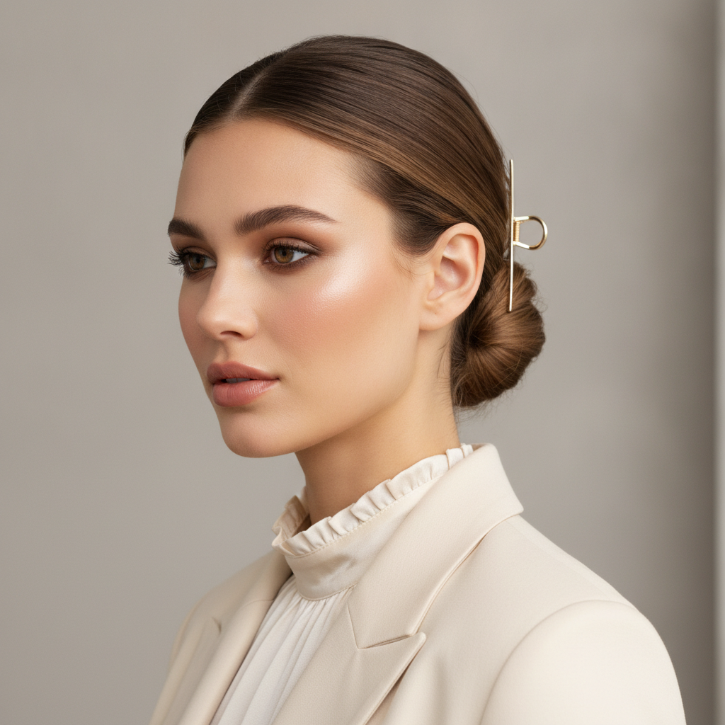 Low chignon claw