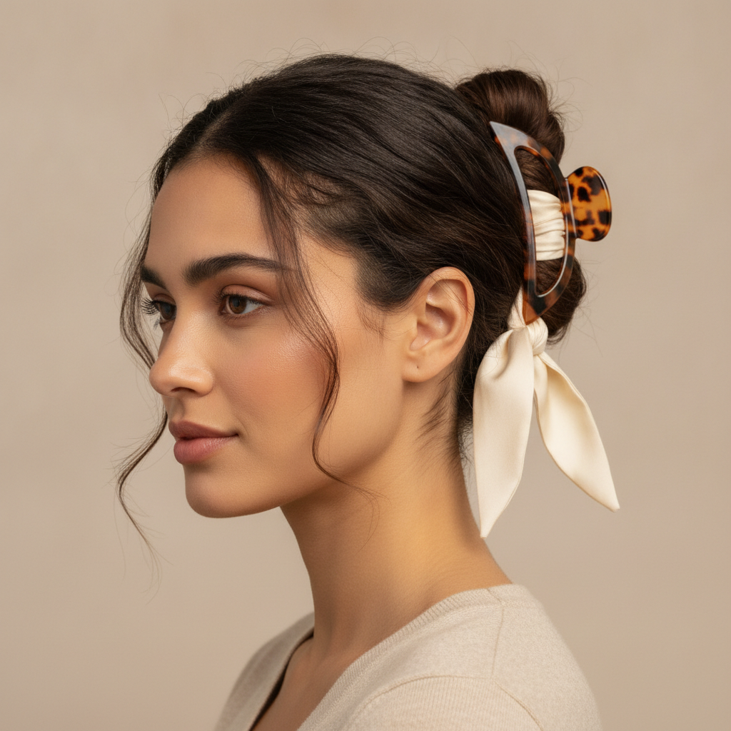 Claw plus silk scarf