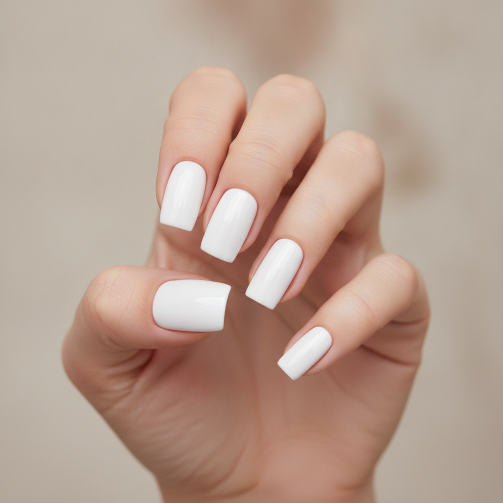 Crisp white gameday solid
